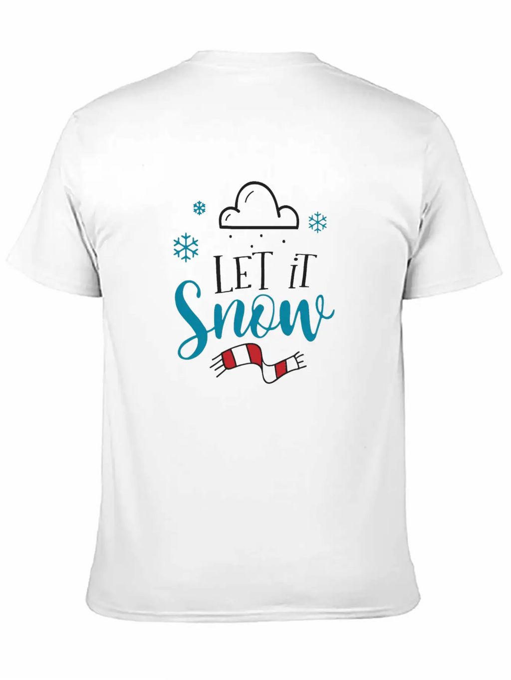 Let It Snow Essential Cotton Tee For Daily Outfits – Unisex Style