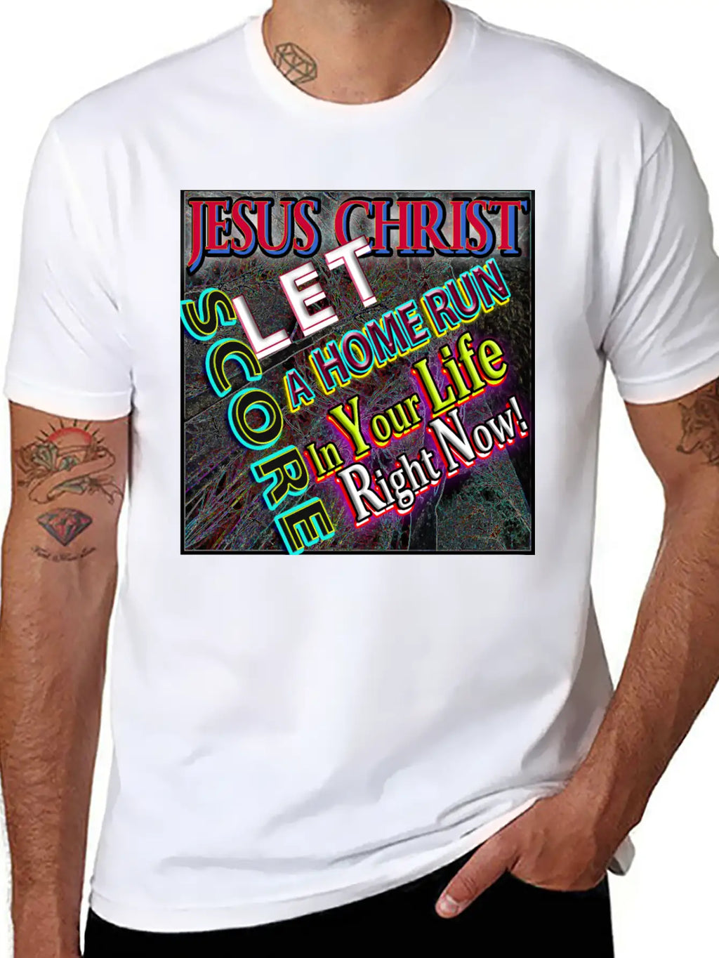 Let Jesus Christ Score A HOME RUN In Your Life 2 Classic Cotton Tee – Unisex Comfort For Any Season