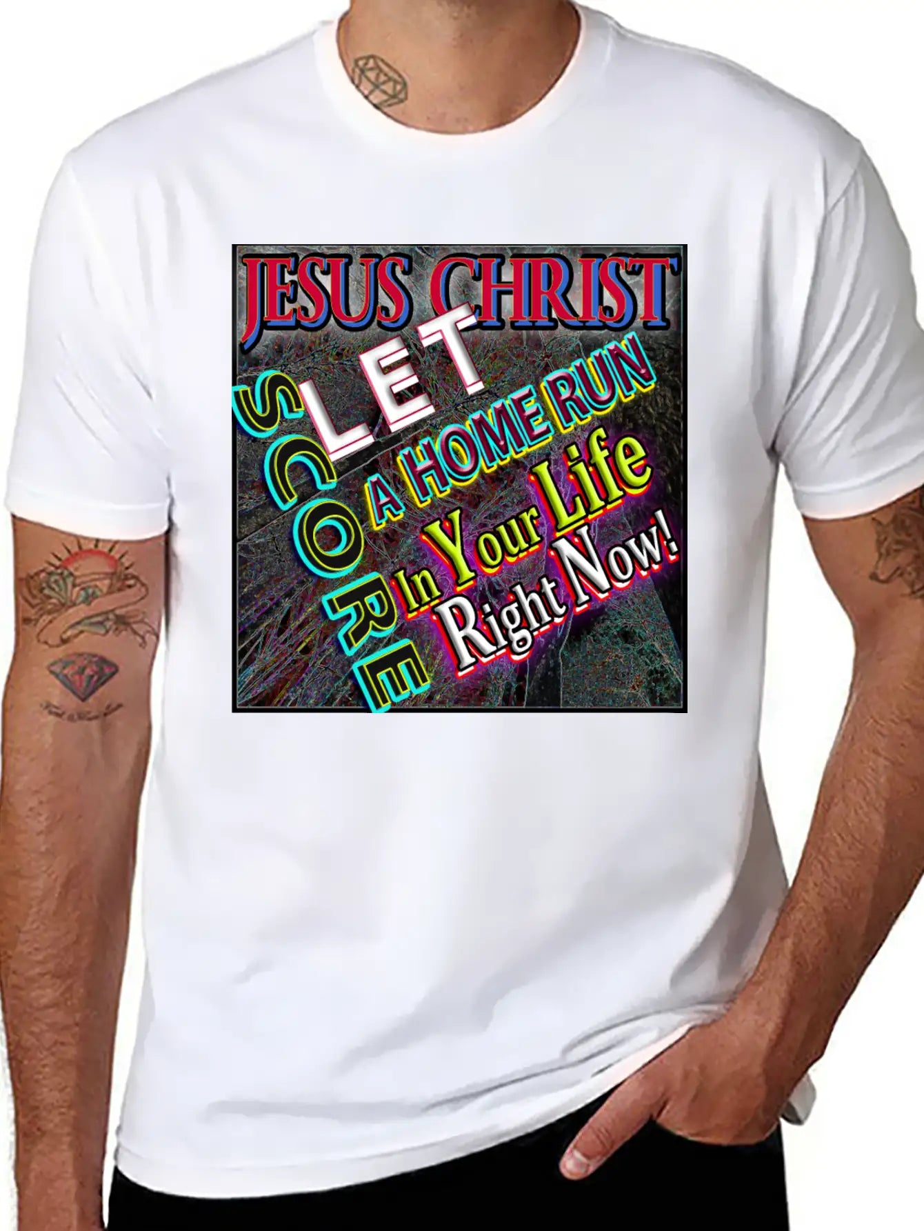 Let Jesus Christ Score A HOME RUN In Your Life 2 Classic Cotton Tee – Unisex Comfort For Any Season