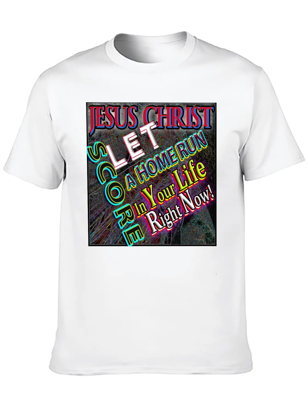 Let Jesus Christ Score A HOME RUN In Your Life 2 Classic Cotton Tee – Unisex Comfort For Any Season