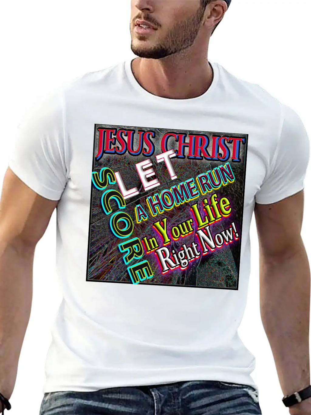 Let Jesus Christ Score A HOME RUN In Your Life 2 Classic Cotton Tee – Unisex Comfort For Any Season