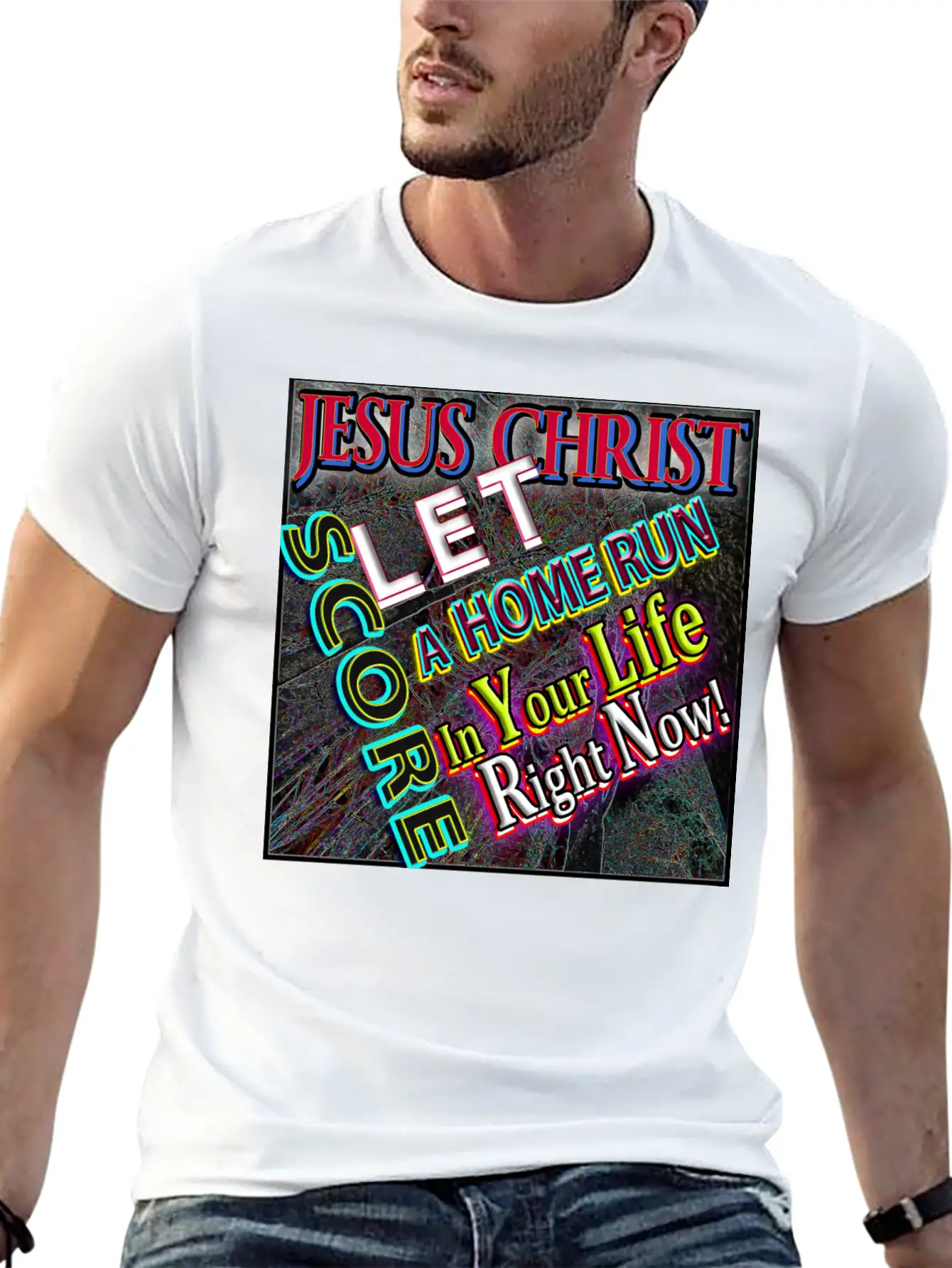 Let Jesus Christ Score A HOME RUN In Your Life 2 Classic Cotton Tee – Unisex Comfort For Any Season