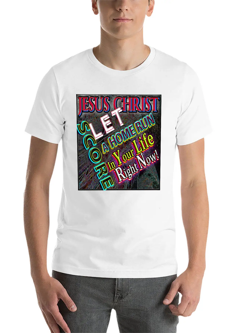 Let Jesus Christ Score A HOME RUN In Your Life 2 Classic Cotton Tee – Unisex Comfort For Any Season