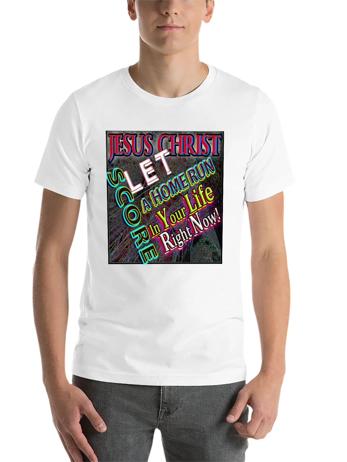 Let Jesus Christ Score A HOME RUN In Your Life 2 Classic Cotton Tee – Unisex Comfort For Any Season