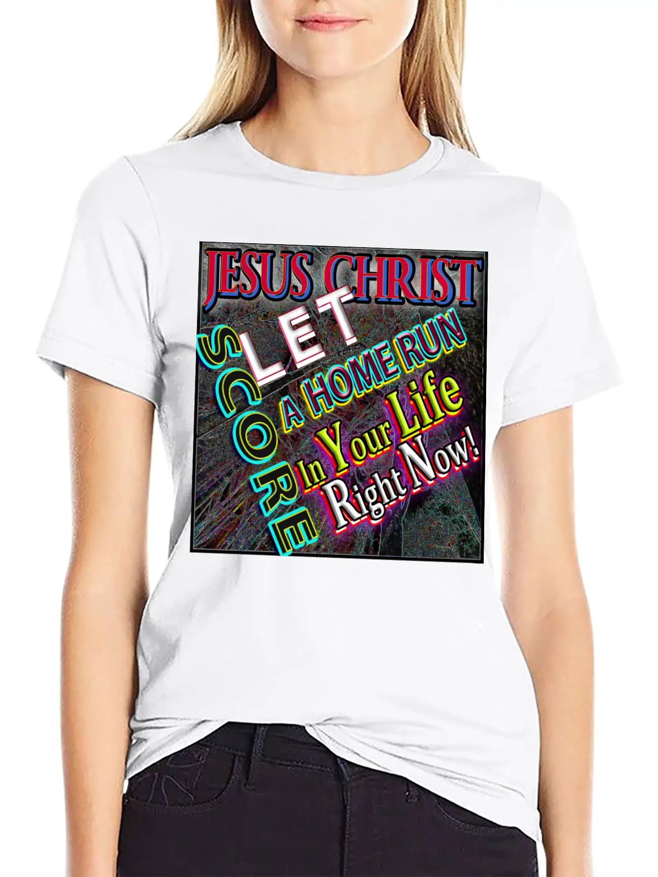 Let Jesus Christ Score A HOME RUN In Your Life 2 Classic Cotton Tee – Unisex Comfort For Any Season