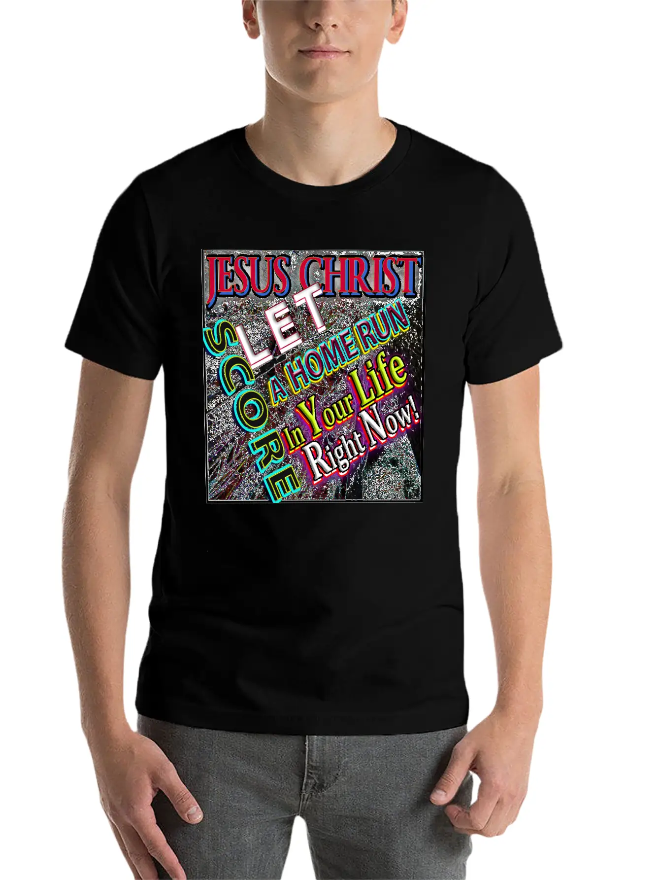 Let Jesus Christ Score A HOME RUN In Your Life 2 Classic Cotton Tee – Unisex Comfort For Any Season