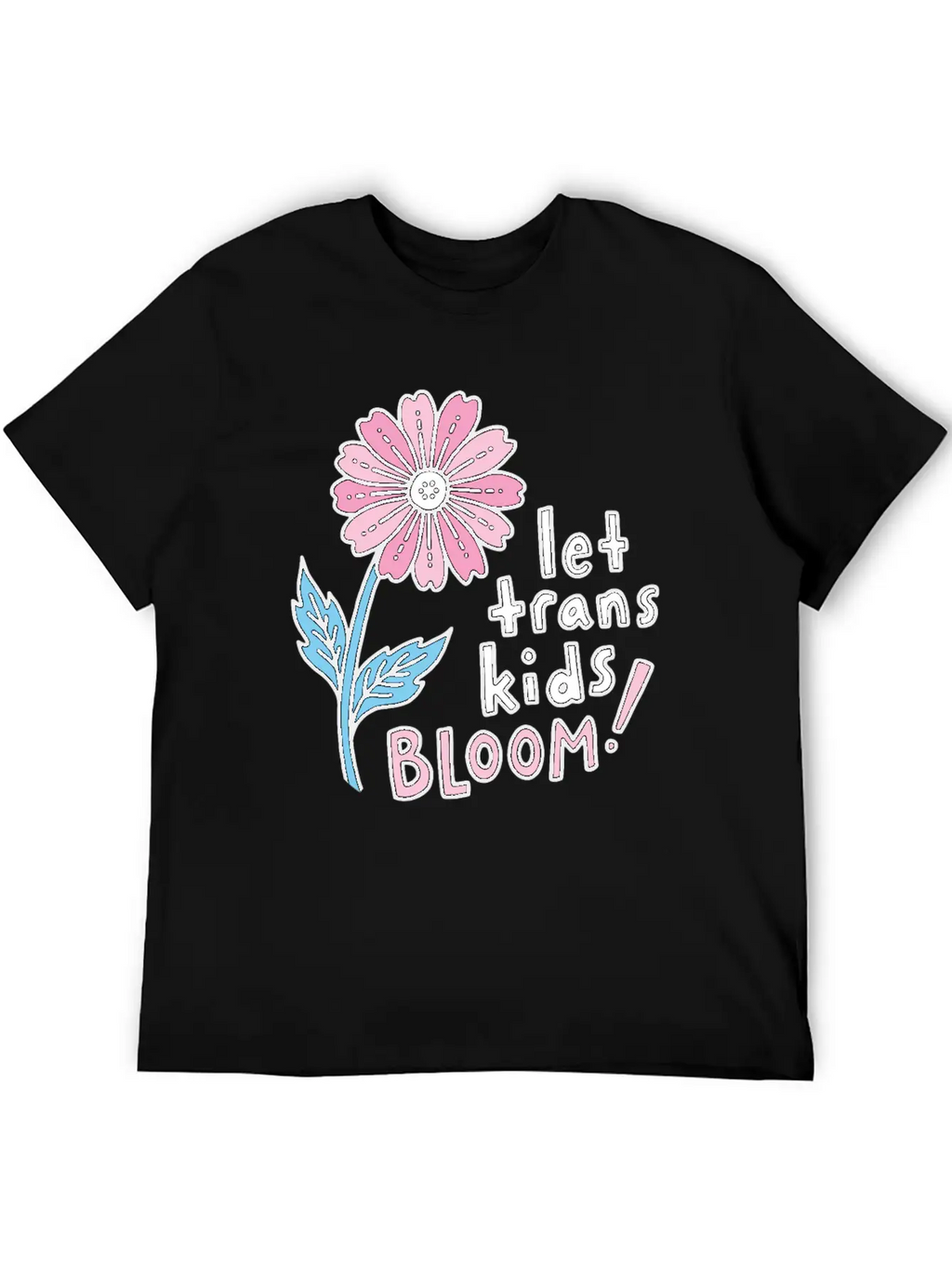 Let Trans Kids Bloom Classic Cotton Tee – Unisex Comfort For Any Season