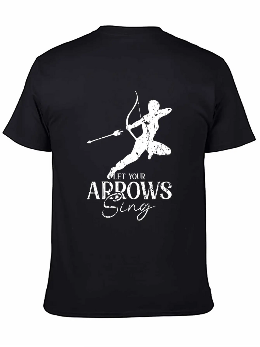 Let Your Arrows Sing - Archery Essential Cotton Tee For Daily Outfits – Unisex Style