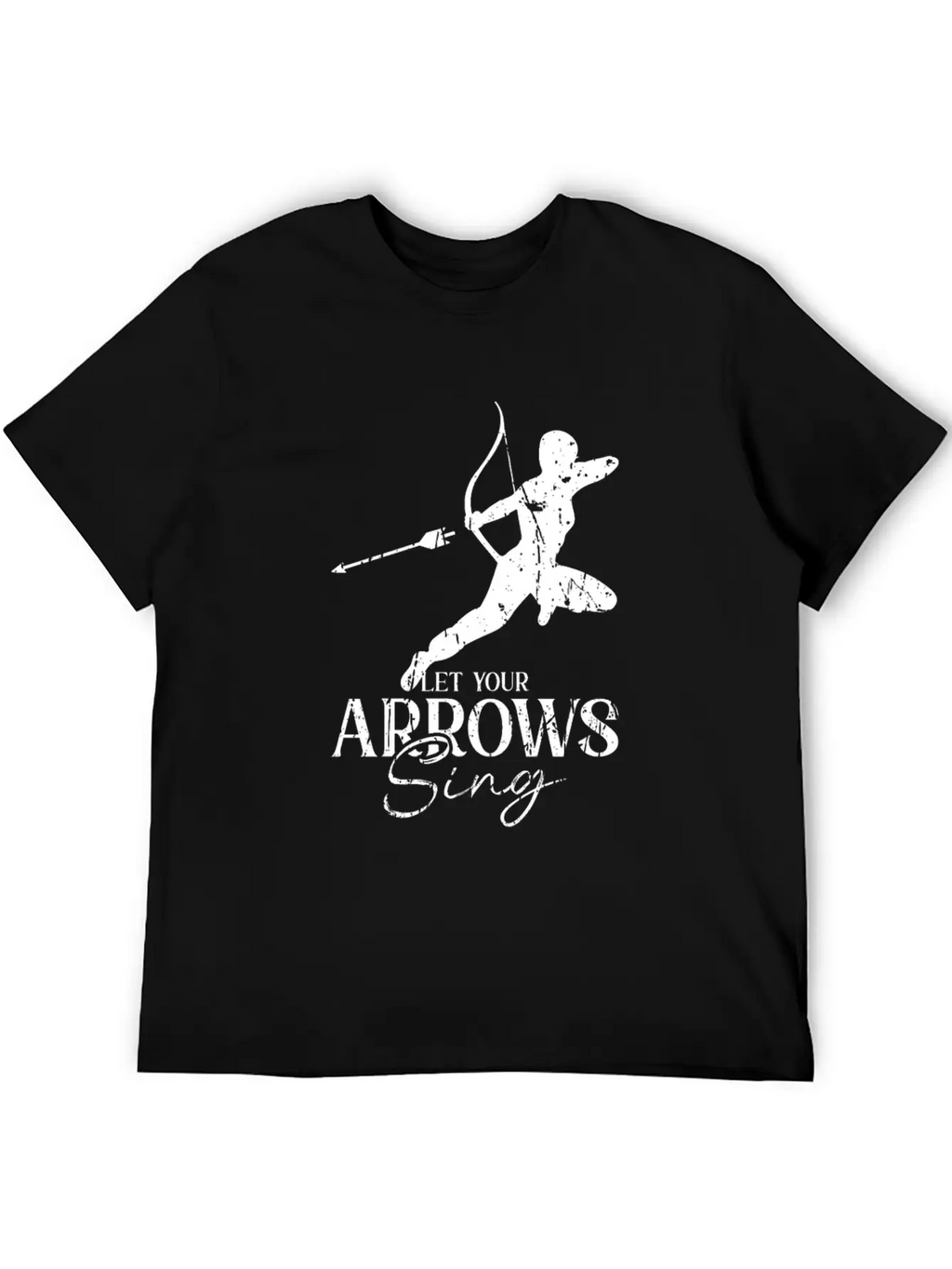 Let Your Arrows Sing - Archery Essential Cotton Tee For Daily Outfits – Unisex Style