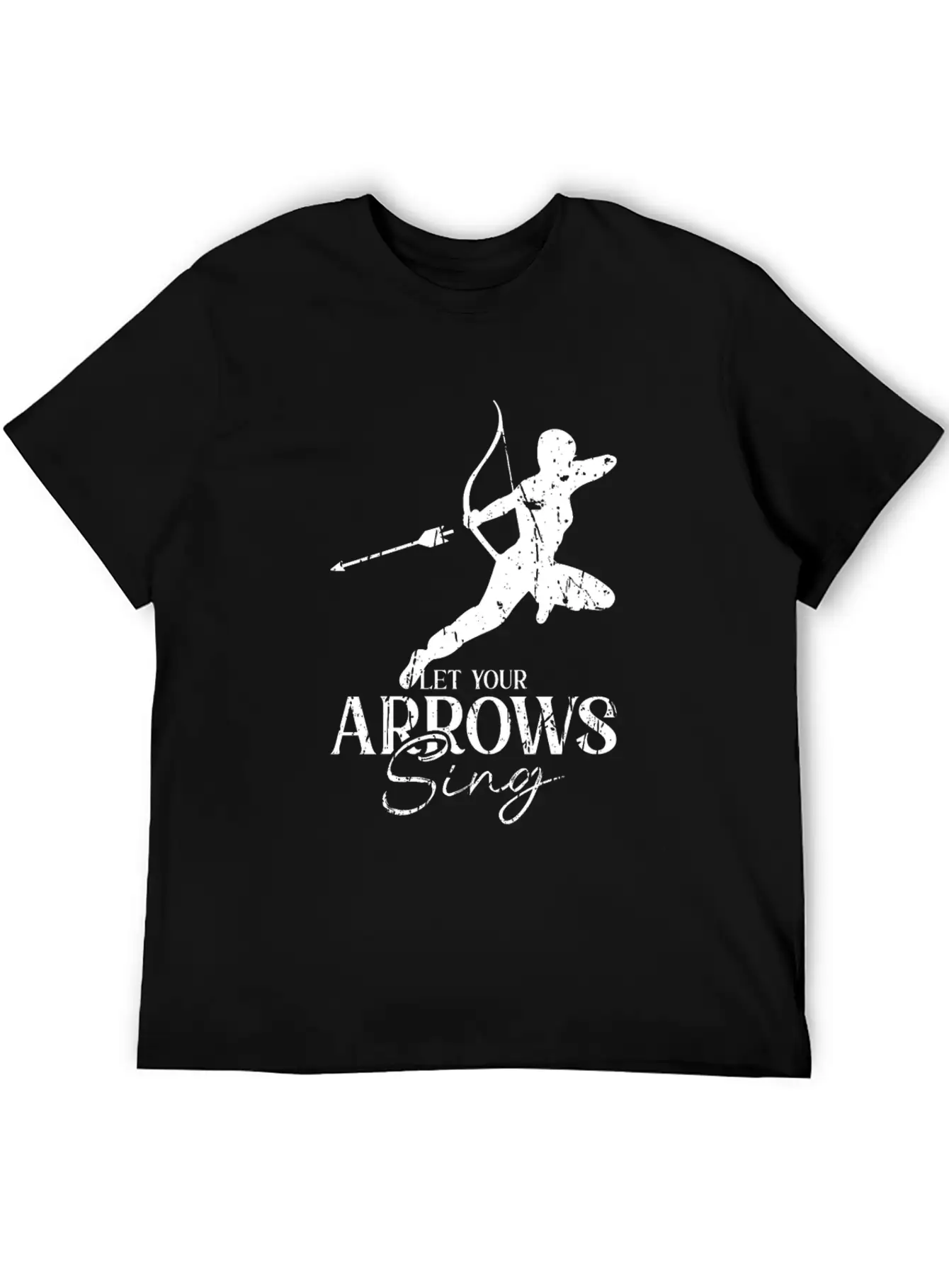 Let Your Arrows Sing - Archery Essential Cotton Tee For Daily Outfits – Unisex Style