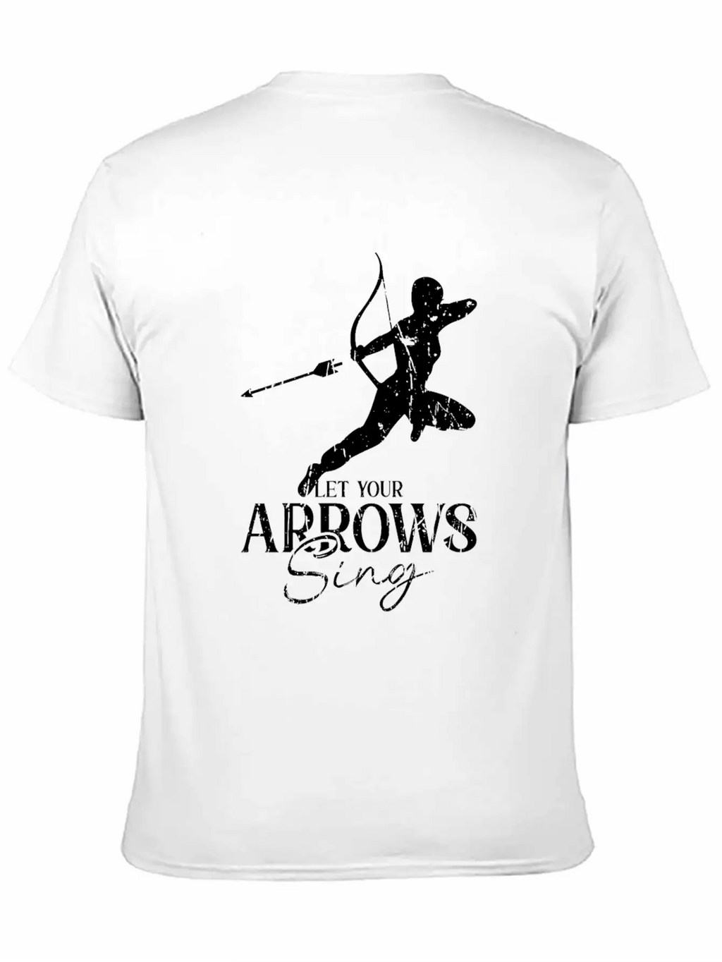 Let Your Arrows Sing - Archery Essential Cotton Tee For Daily Outfits – Unisex Style