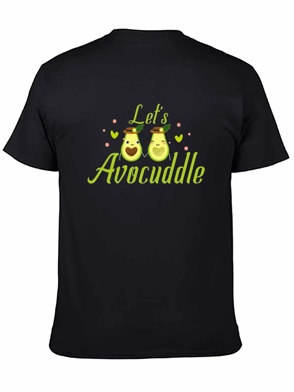 LET'S AVOCUDDLE Basic Graphic T-Shirt – Daily Comfort In Soft Cotton