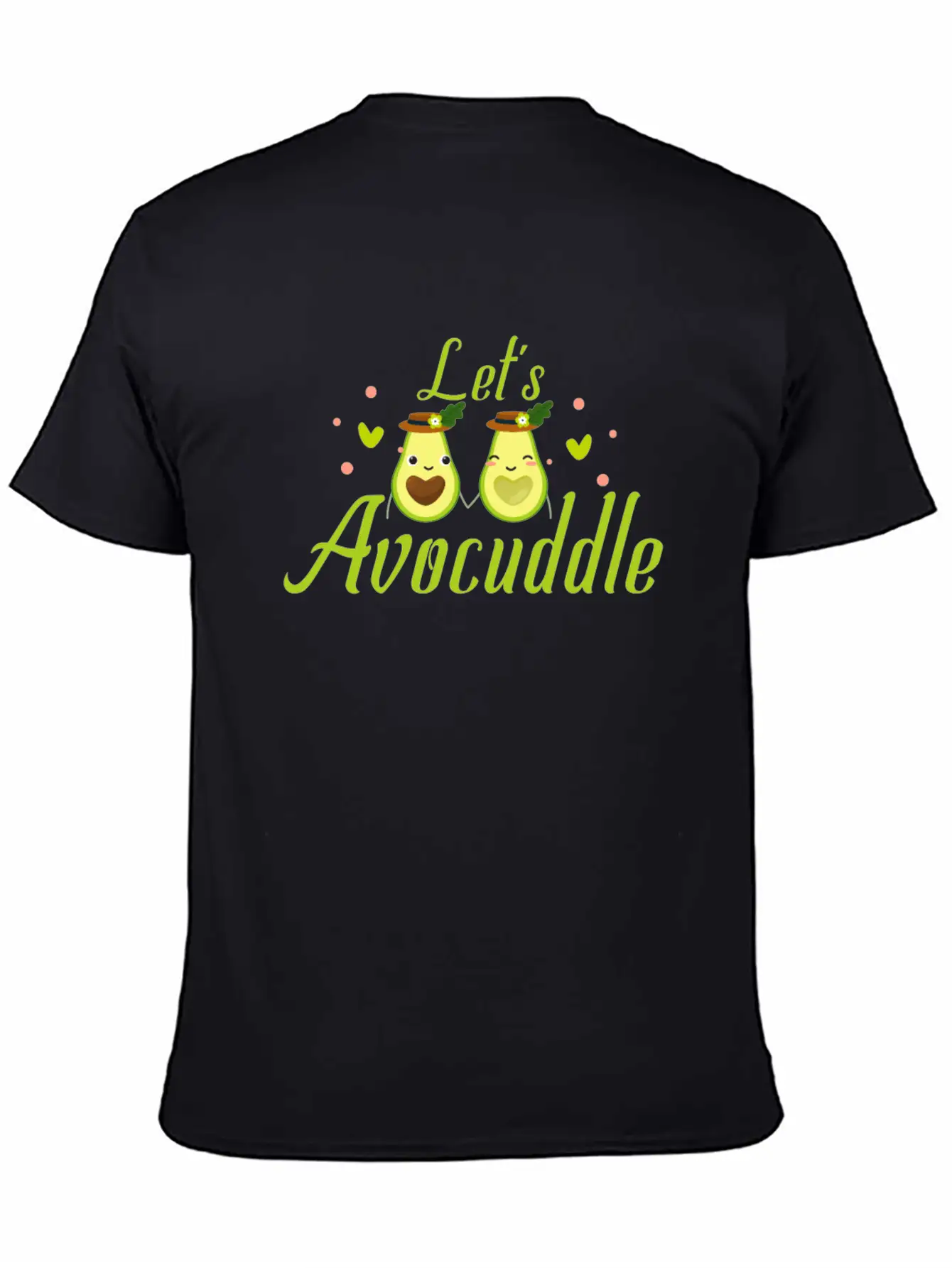 LET'S AVOCUDDLE Basic Graphic T-Shirt – Daily Comfort In Soft Cotton