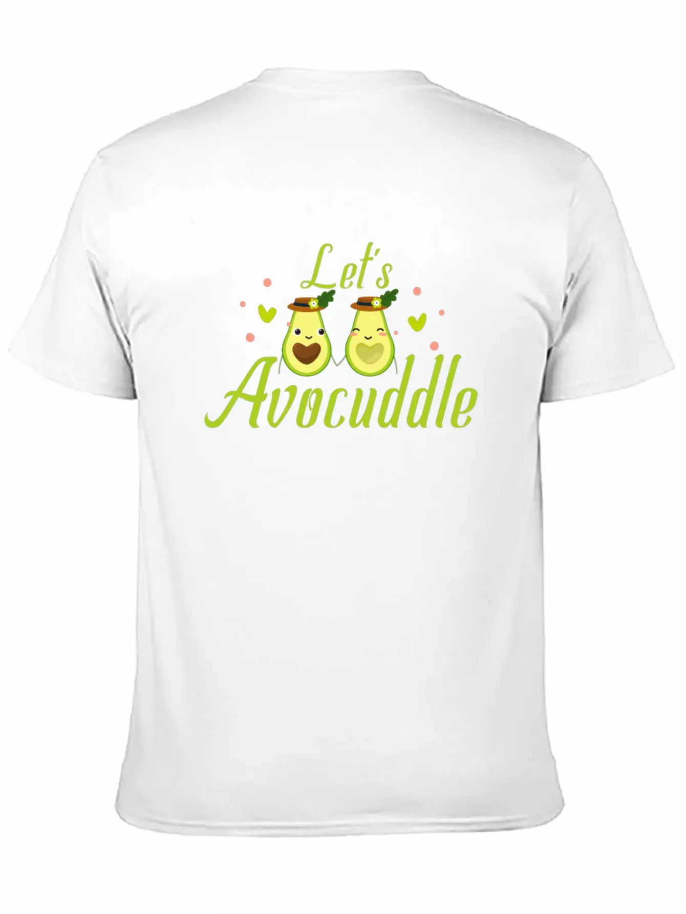 LET'S AVOCUDDLE Basic Graphic T-Shirt – Daily Comfort In Soft Cotton