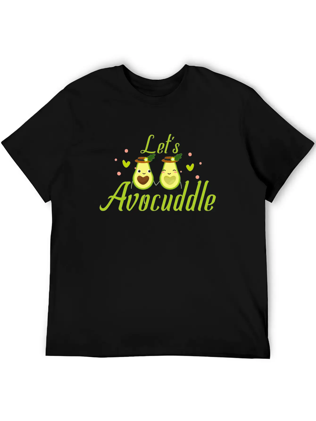 LET'S AVOCUDDLE Basic Graphic T-Shirt – Daily Comfort In Soft Cotton