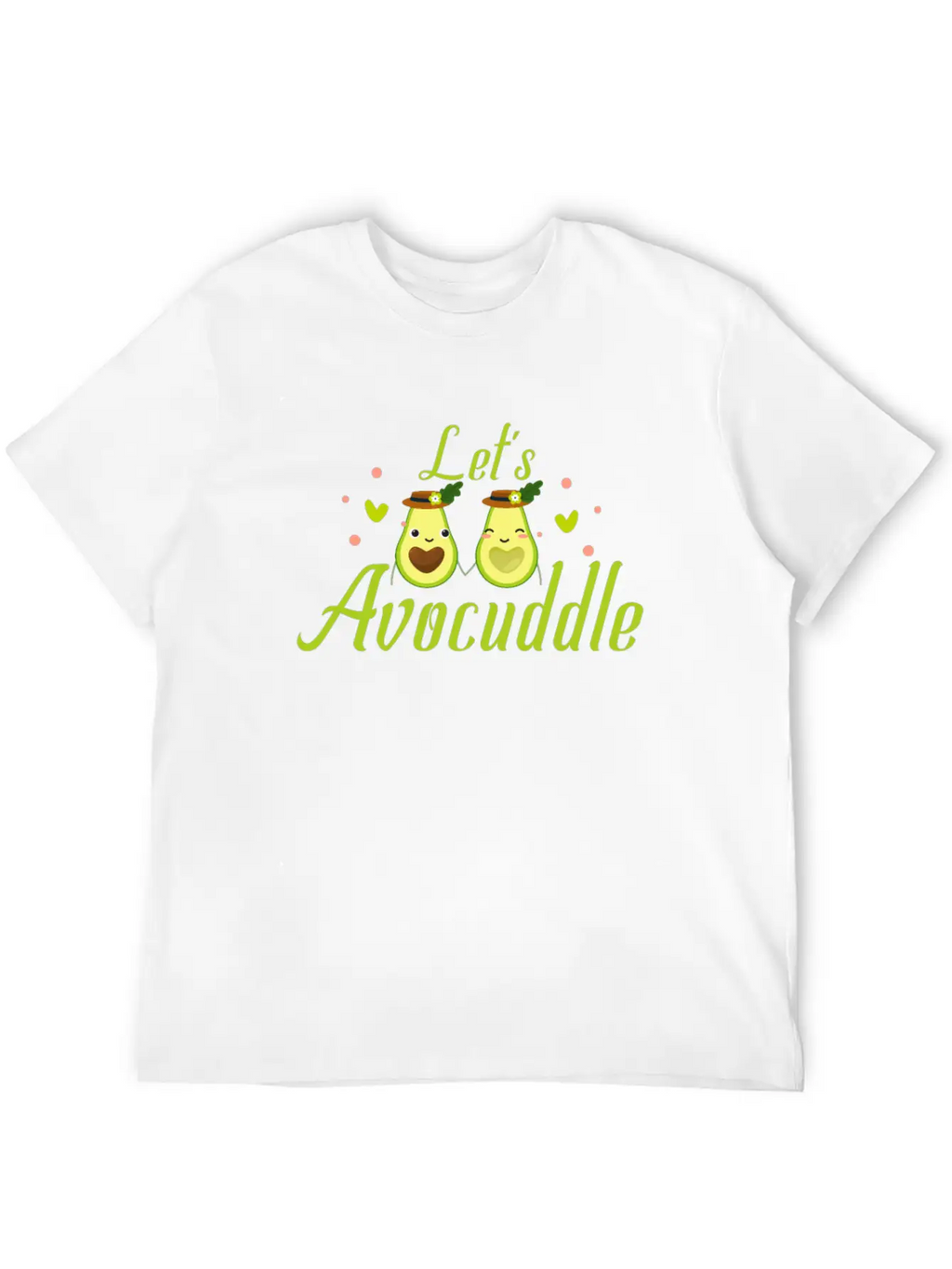 LET'S AVOCUDDLE Basic Graphic T-Shirt – Daily Comfort In Soft Cotton