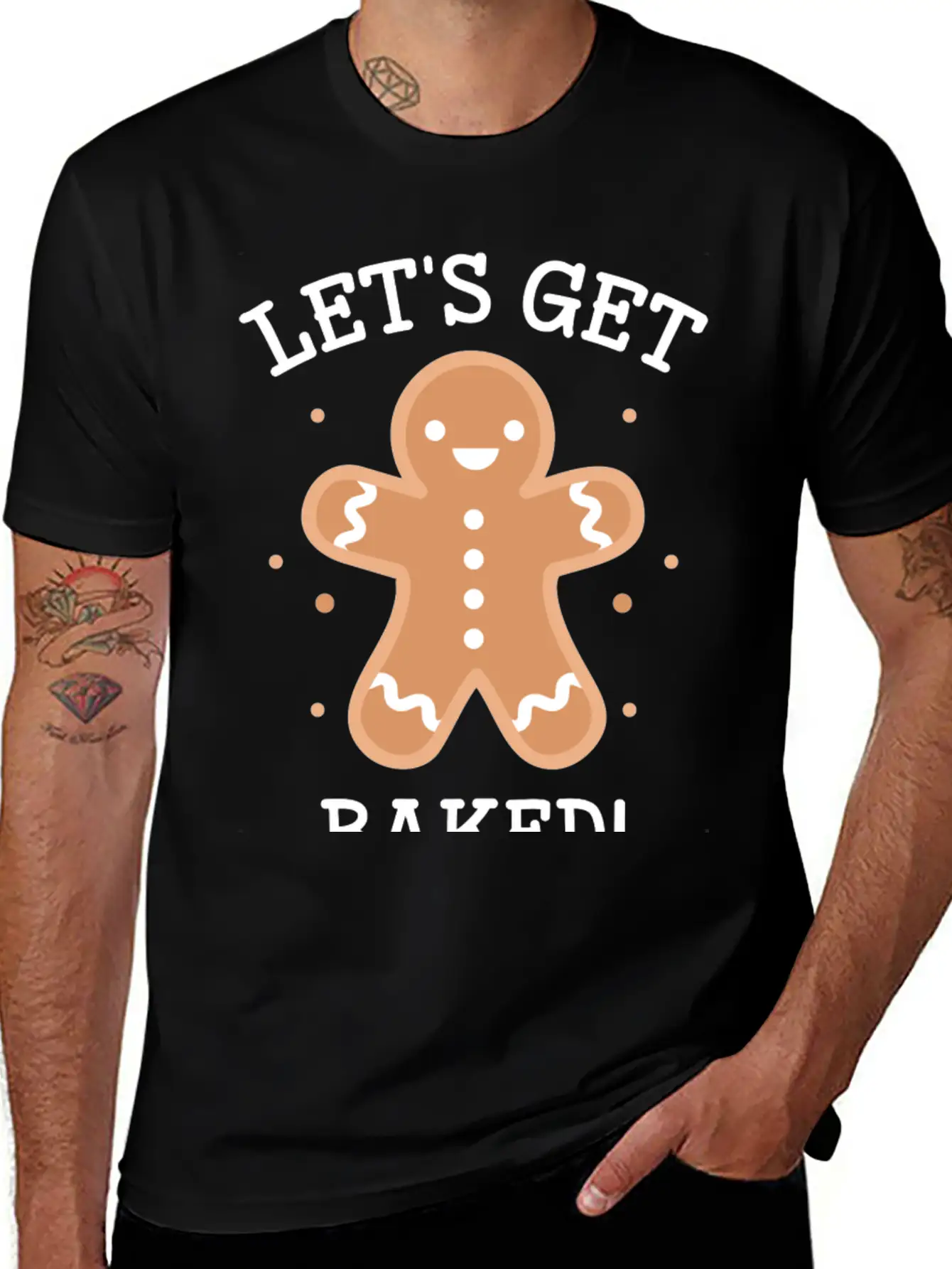 Let's Get Baked Essential Cotton Tee For Daily Outfits – Unisex Style