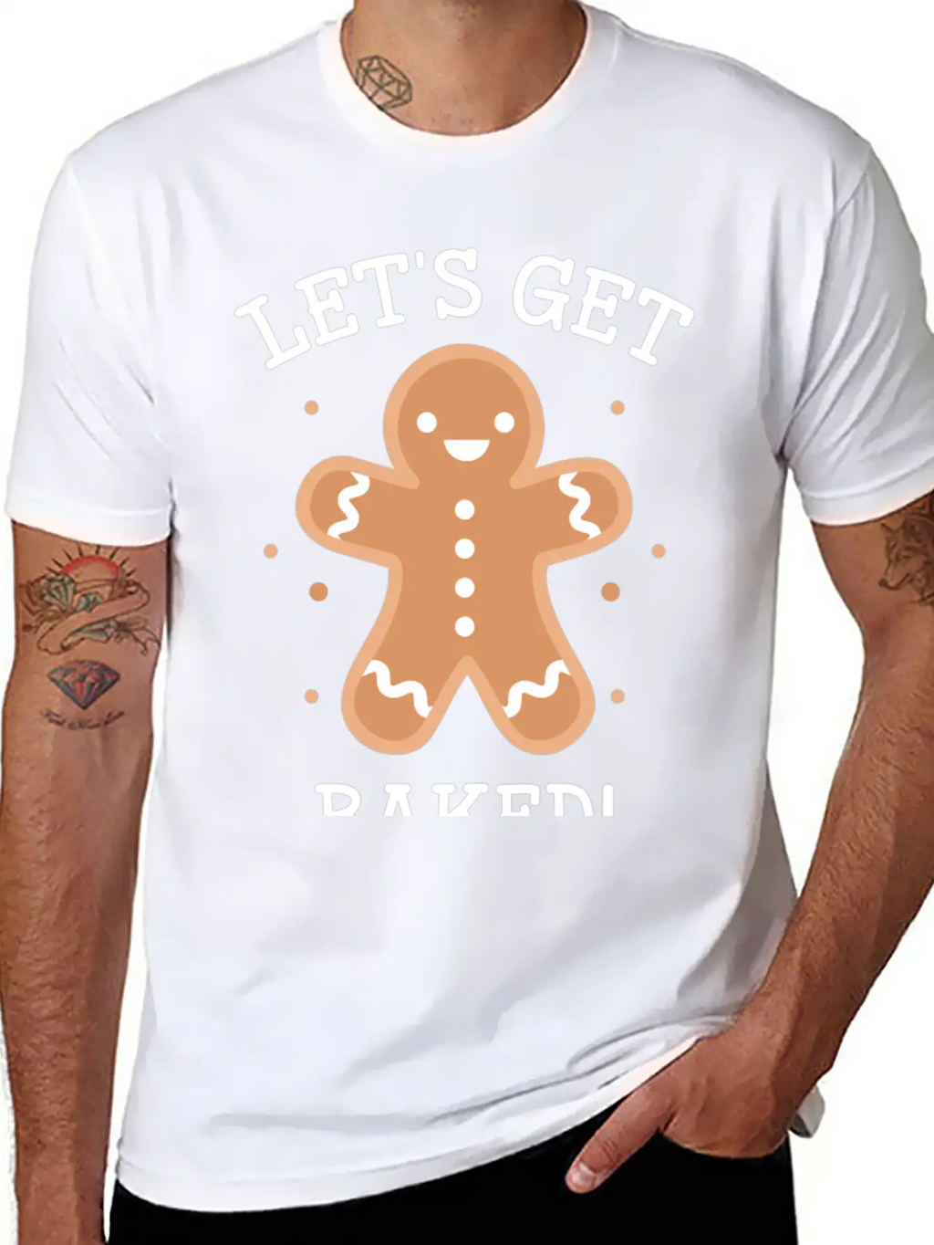 Let's Get Baked Essential Cotton Tee For Daily Outfits – Unisex Style