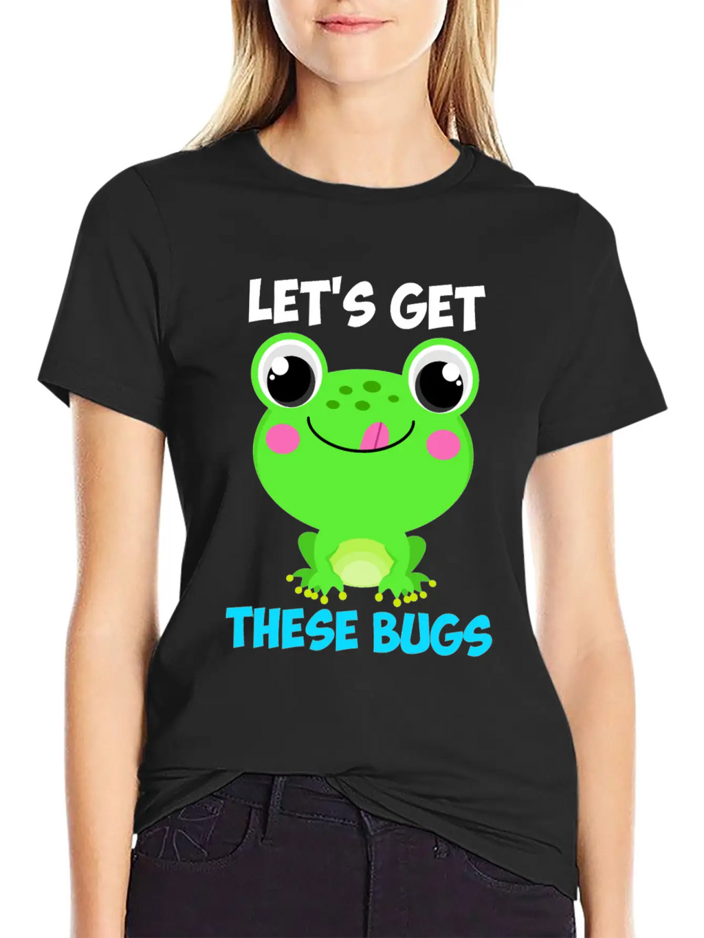 Let's Get These Bugs Frog Programmer Basic Graphic T-Shirt – Daily Comfort In Soft Cotton