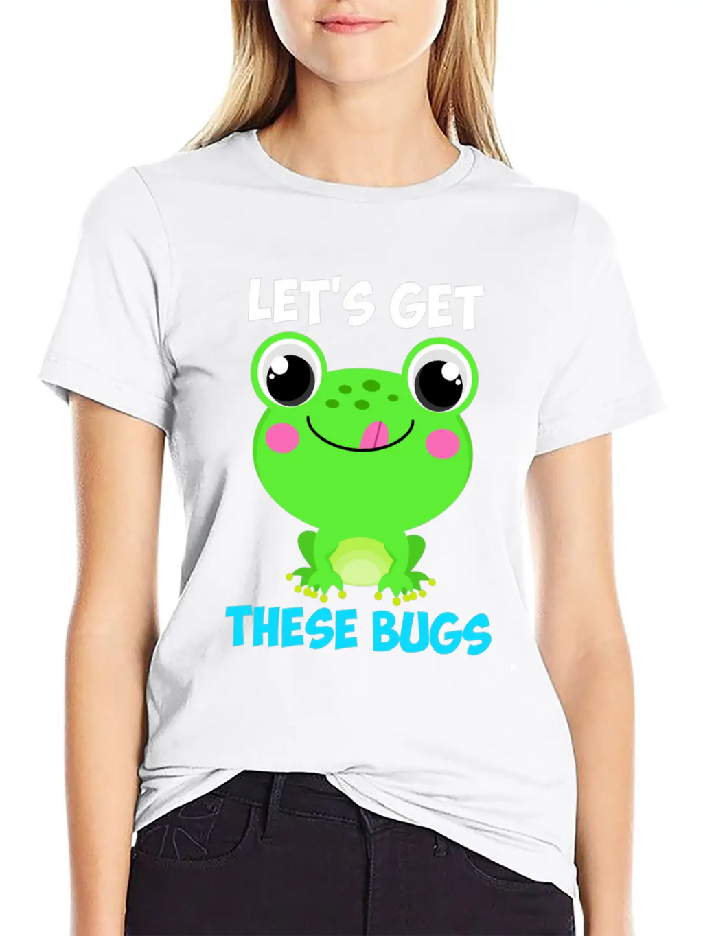 Let's Get These Bugs Frog Programmer Basic Graphic T-Shirt – Daily Comfort In Soft Cotton