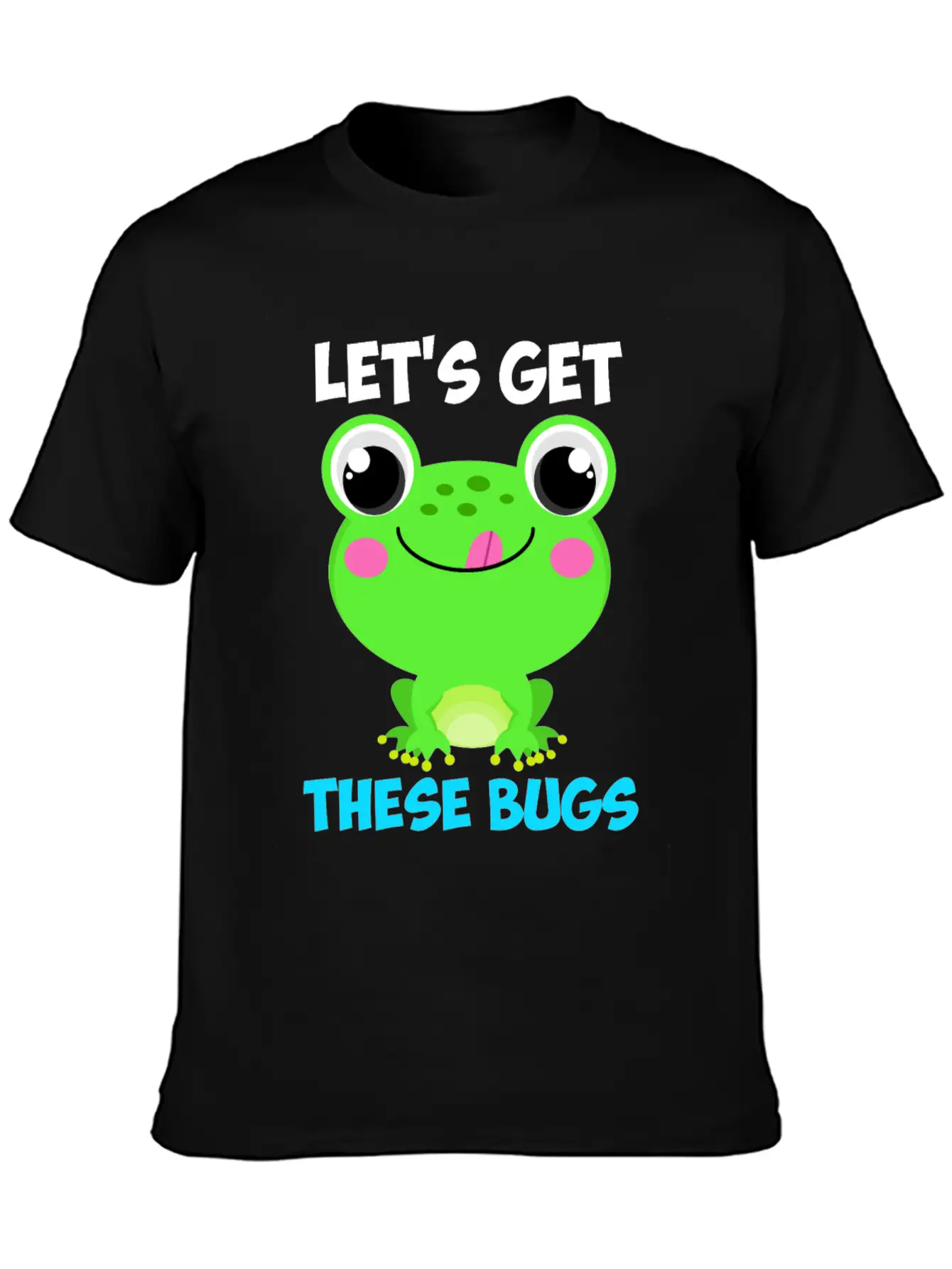 Let's Get These Bugs Frog Programmer Basic Graphic T-Shirt – Daily Comfort In Soft Cotton