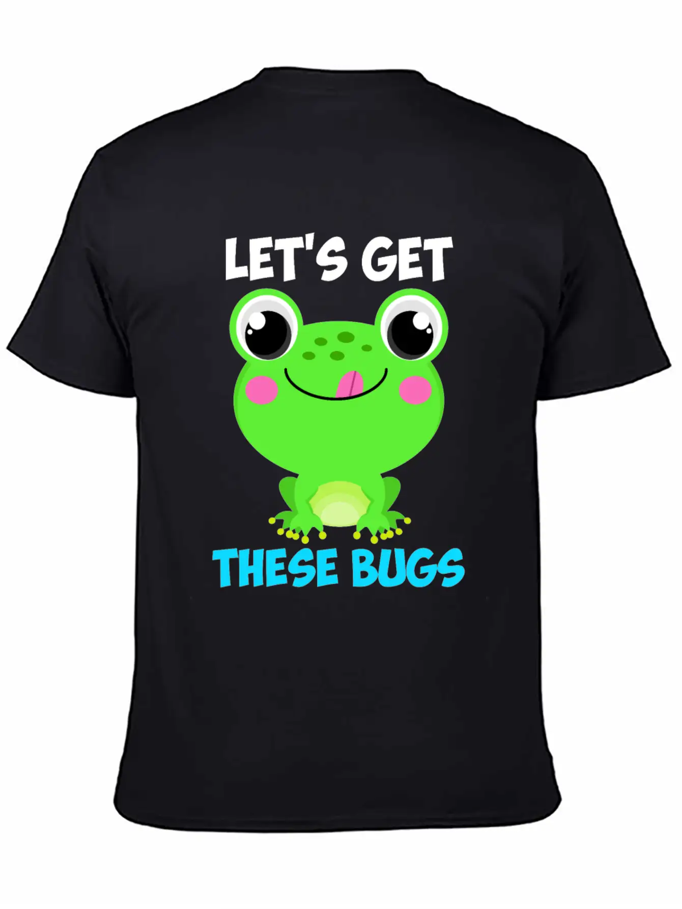 Let's Get These Bugs Frog Programmer Basic Graphic T-Shirt – Daily Comfort In Soft Cotton