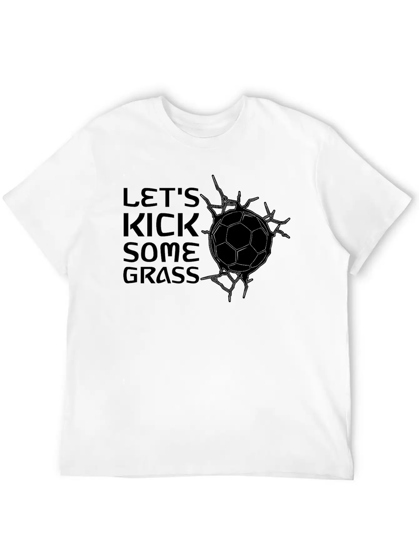 Let's Kick Some Grass 2 Classic Cotton Tee – Unisex Comfort For Any Season
