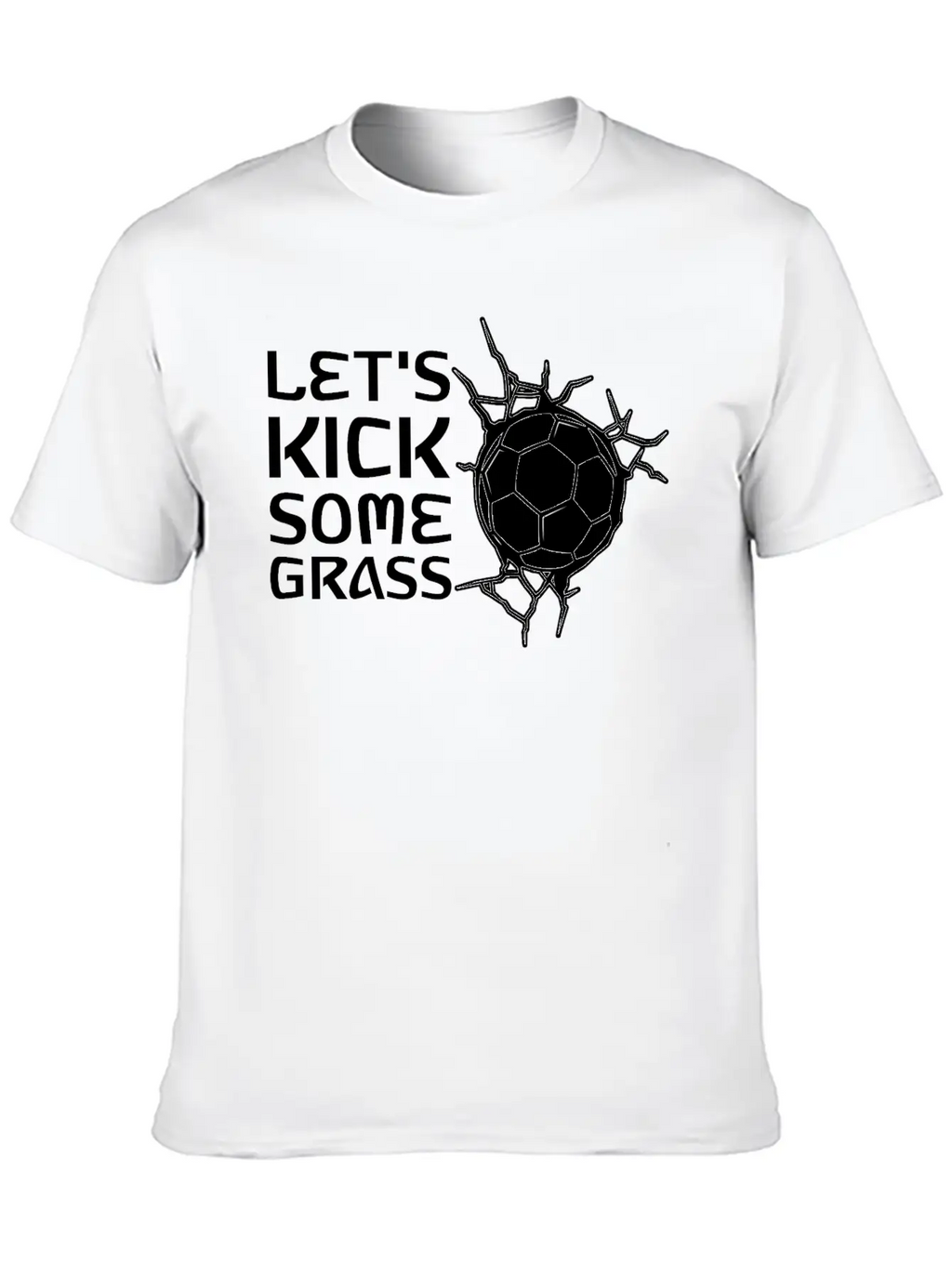 Let's Kick Some Grass 2 Classic Cotton Tee – Unisex Comfort For Any Season