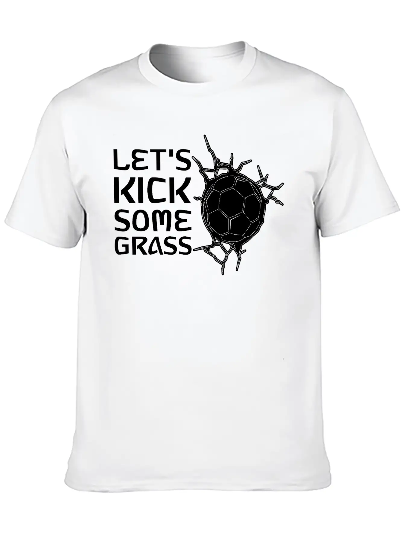 Let's Kick Some Grass 2 Classic Cotton Tee – Unisex Comfort For Any Season