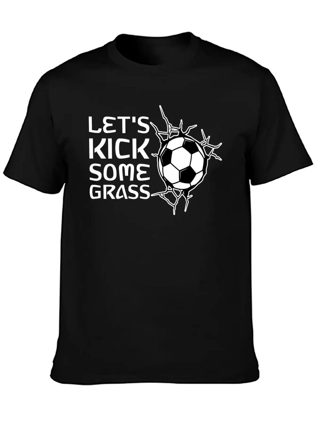 Let's Kick Some Grass 2 Classic Cotton Tee – Unisex Comfort For Any Season