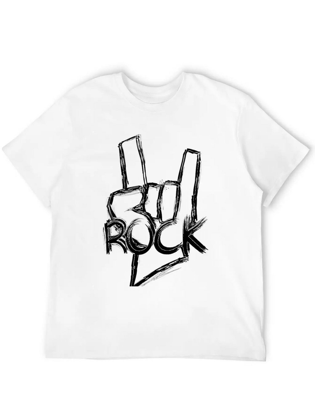 Let´s Rock! - Rock Music Breathable Soft Cotton T-Shirt – Timeless Casual Look