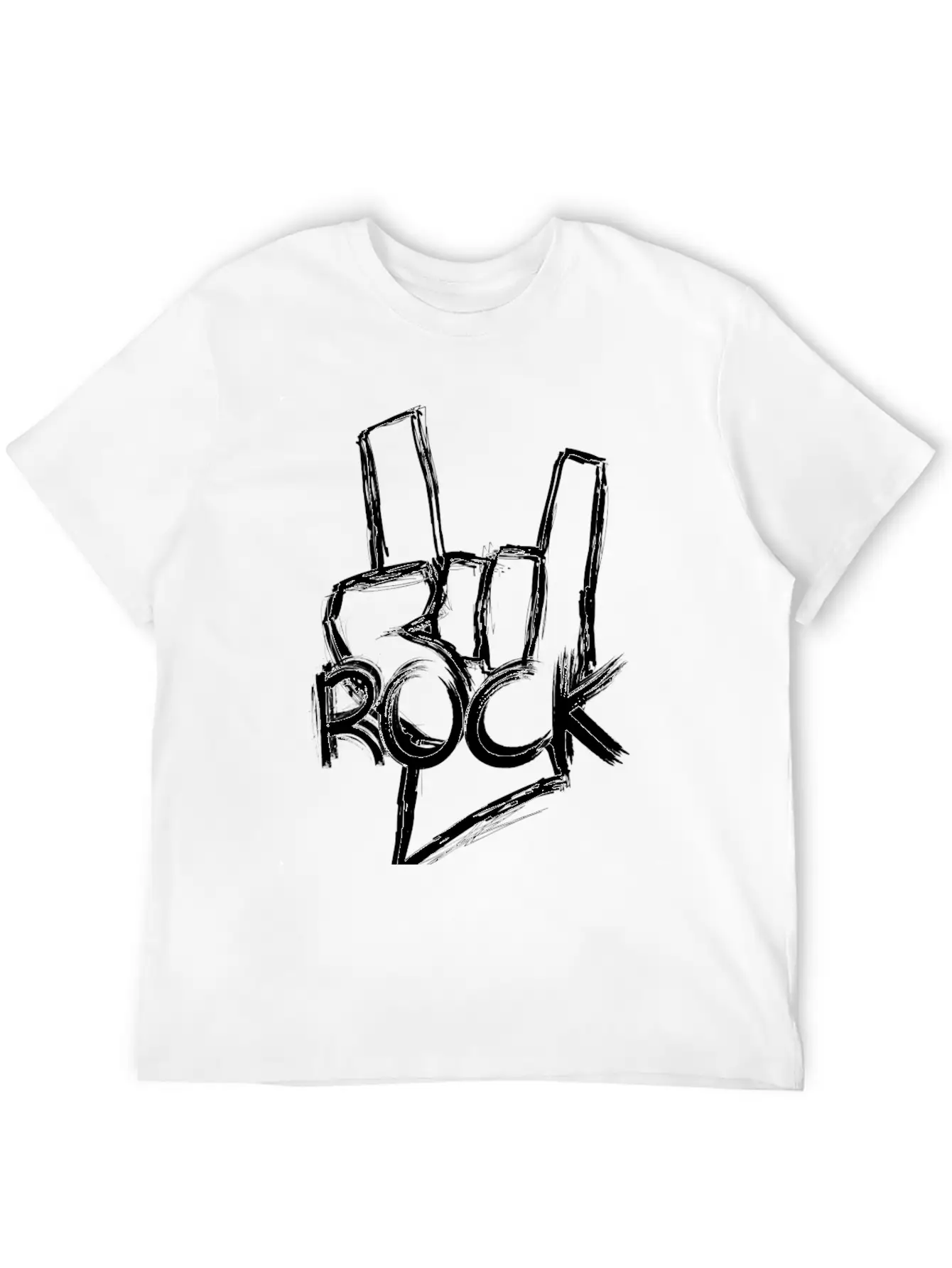 Let´s Rock! - Rock Music Breathable Soft Cotton T-Shirt – Timeless Casual Look