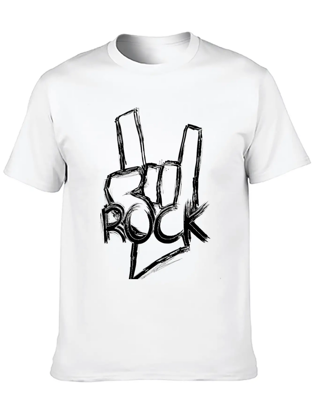 Let´s Rock! - Rock Music Breathable Soft Cotton T-Shirt – Timeless Casual Look