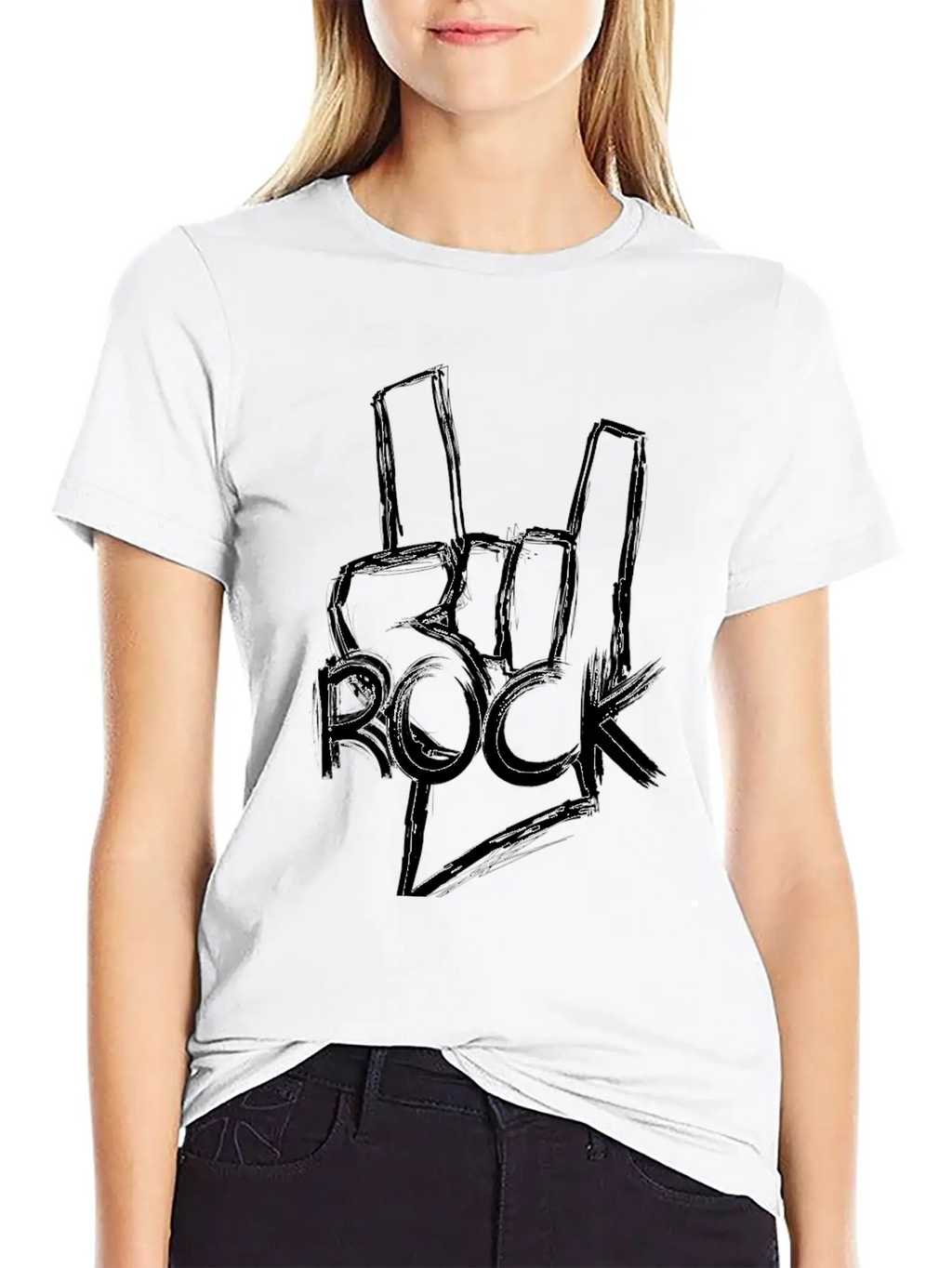 Let´s Rock! - Rock Music Breathable Soft Cotton T-Shirt – Timeless Casual Look