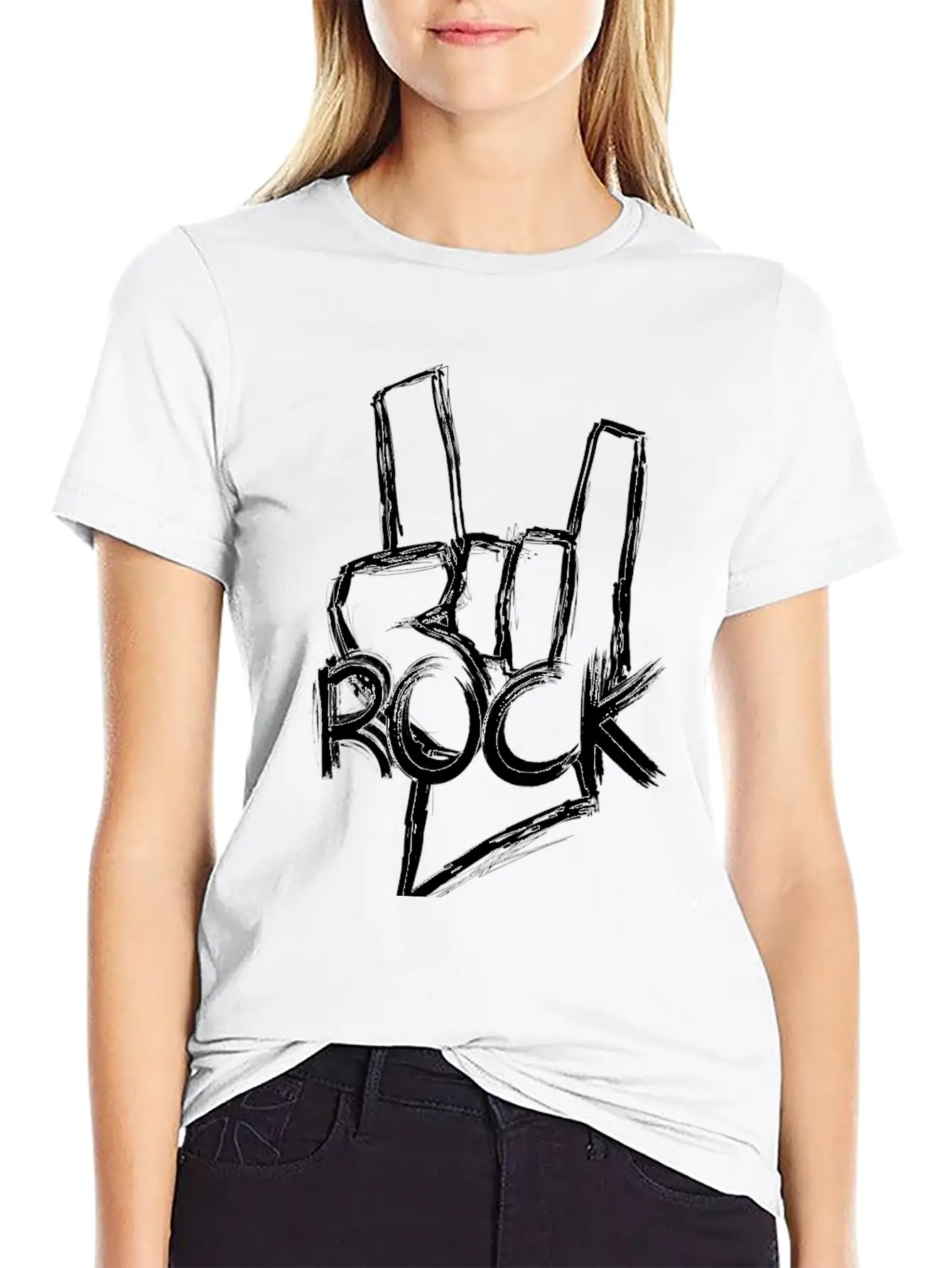Let´s Rock! - Rock Music Breathable Soft Cotton T-Shirt – Timeless Casual Look