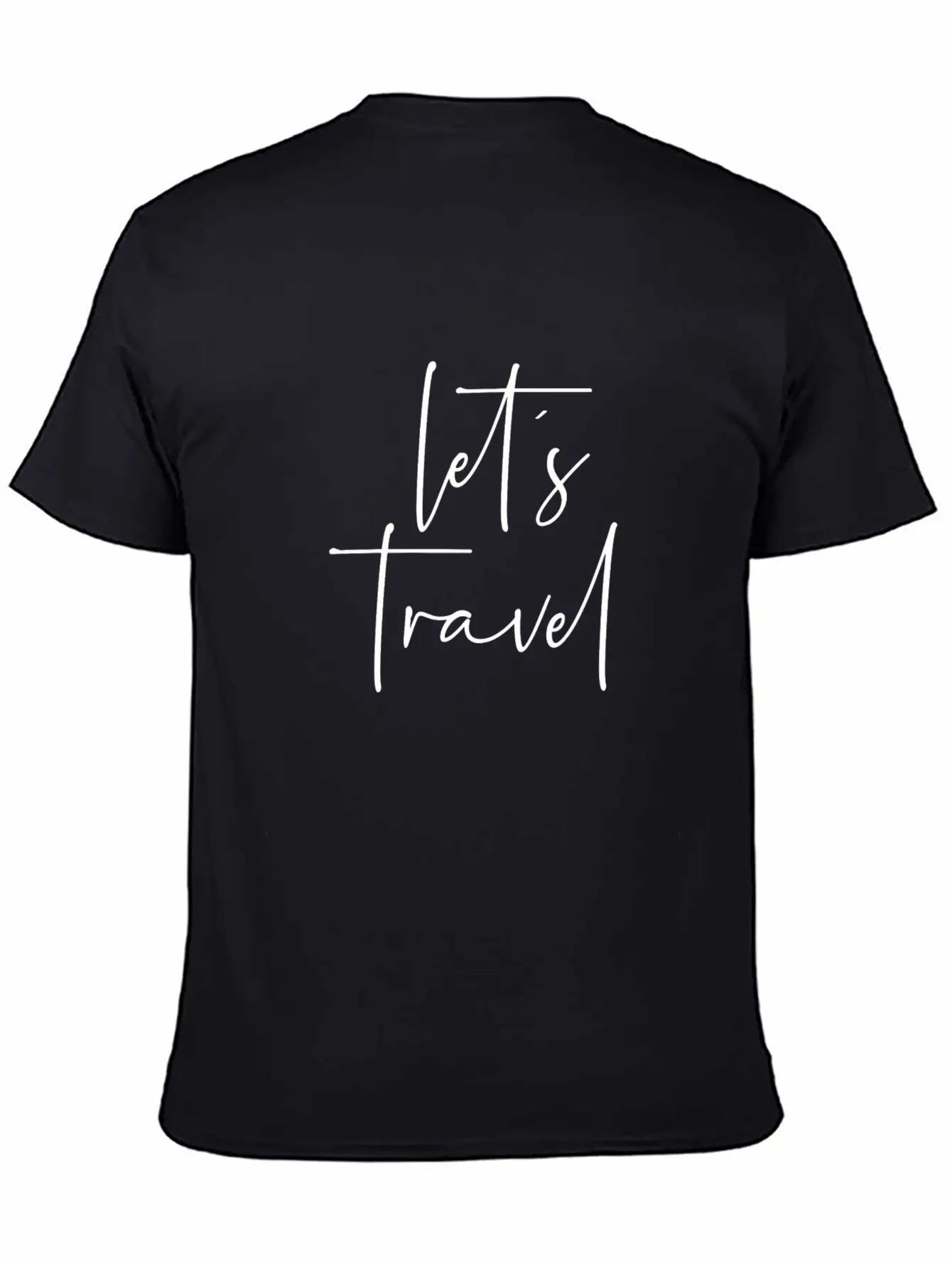 Let´s Travel Breathable Soft Cotton T-Shirt – Timeless Casual Look