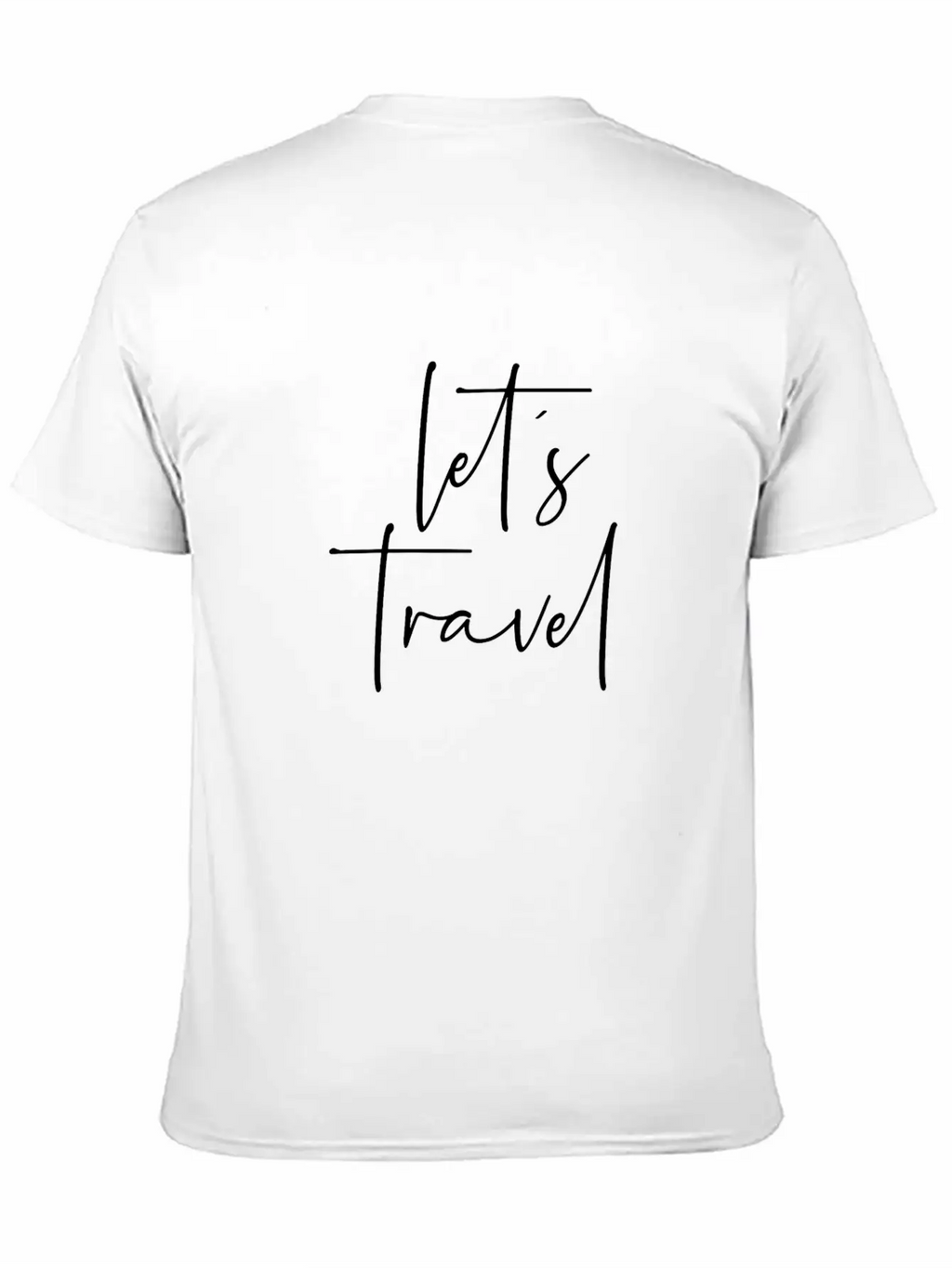 Let´s Travel Breathable Soft Cotton T-Shirt – Timeless Casual Look