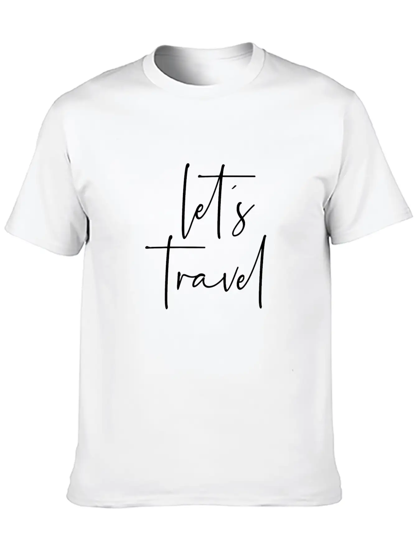 Let´s Travel Classic Cotton Tee – Unisex Comfort For Any Season