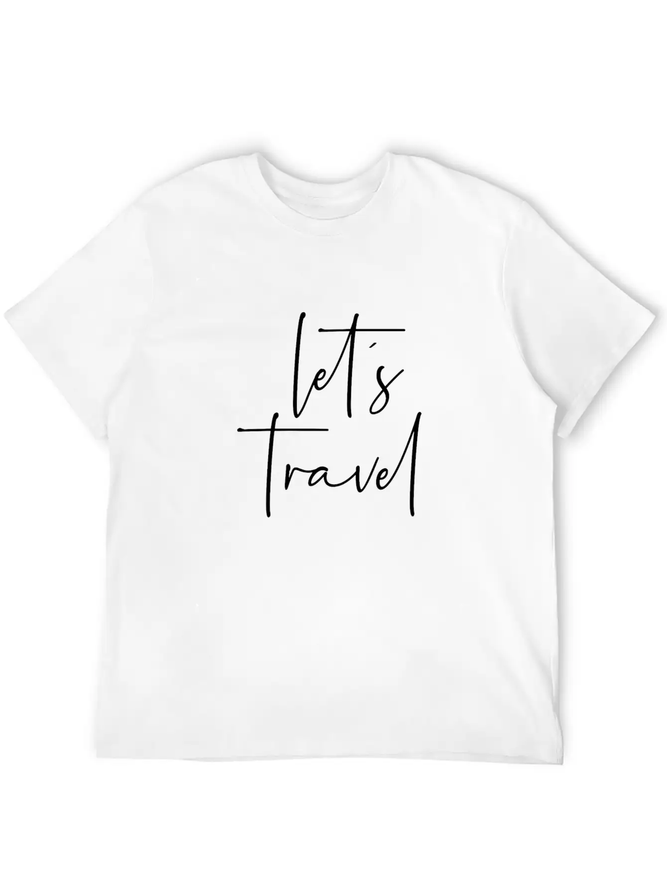 Let´s Travel Classic Cotton Tee – Unisex Comfort For Any Season