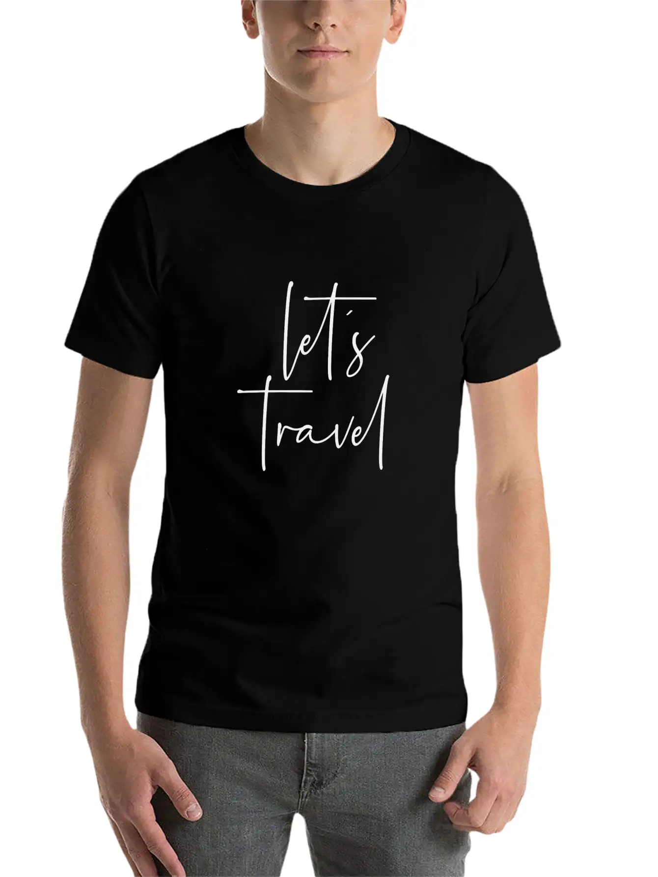 Let´s Travel Classic Cotton Tee – Unisex Comfort For Any Season