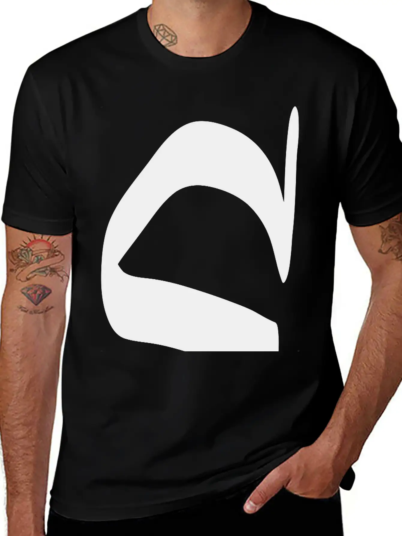 Letter C Unisex Casual T-Shirt – Clean Design For Daily Comfort