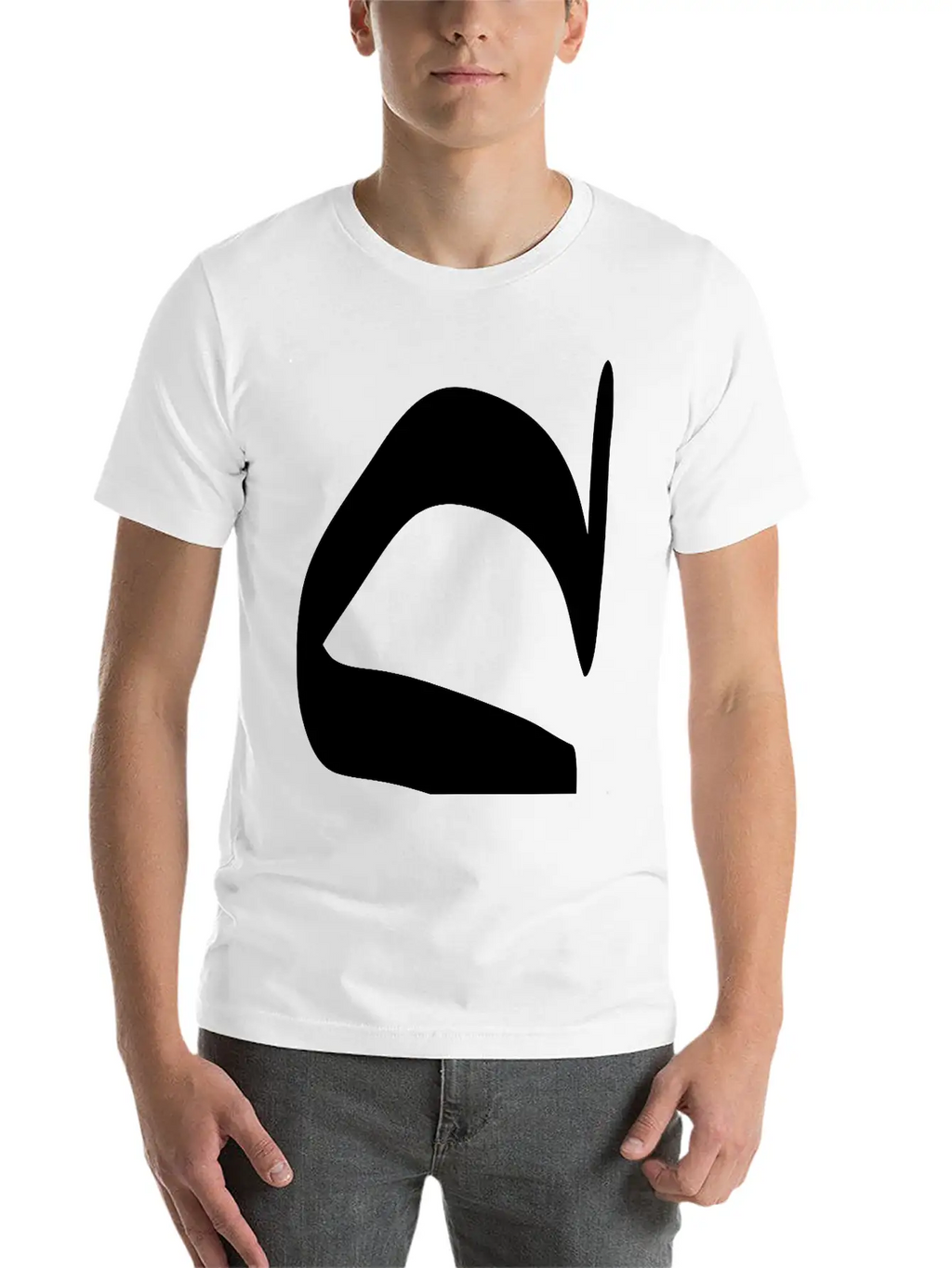 Letter C Unisex Casual T-Shirt – Clean Design For Daily Comfort