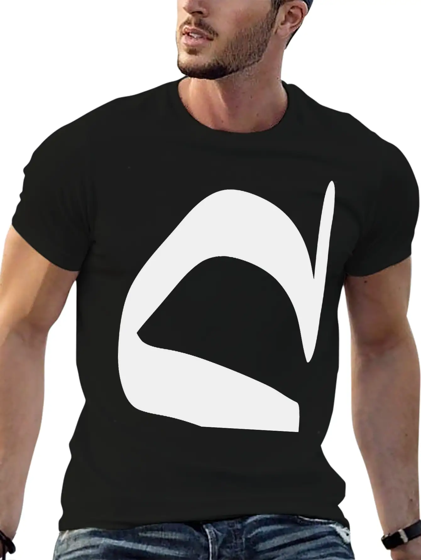 Letter C Unisex Casual T-Shirt – Clean Design For Daily Comfort