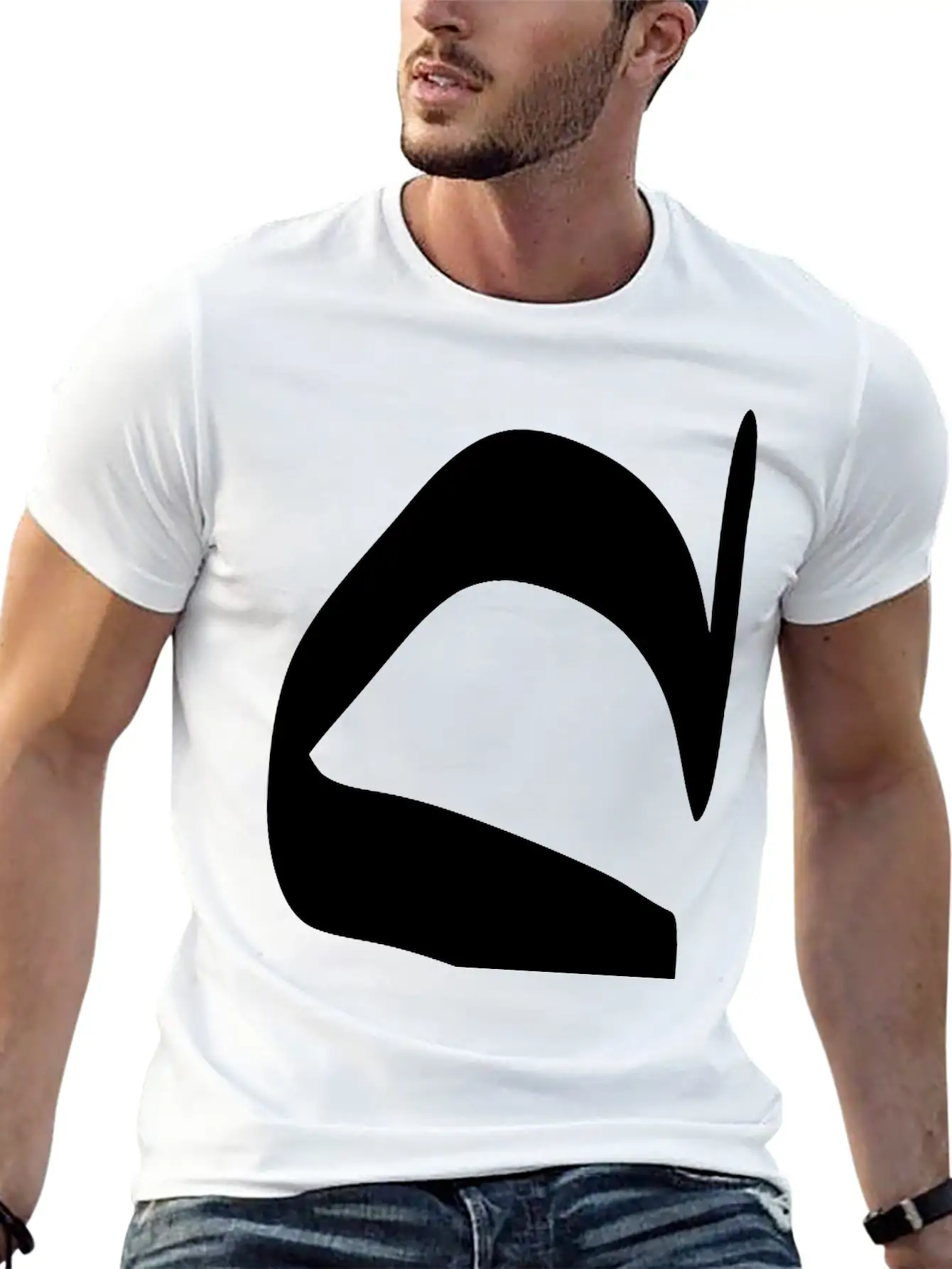 Letter C Unisex Casual T-Shirt – Clean Design For Daily Comfort