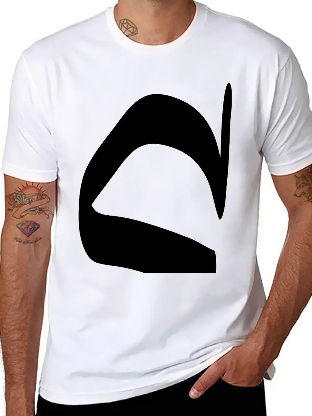Letter C Unisex Casual T-Shirt – Clean Design For Daily Comfort