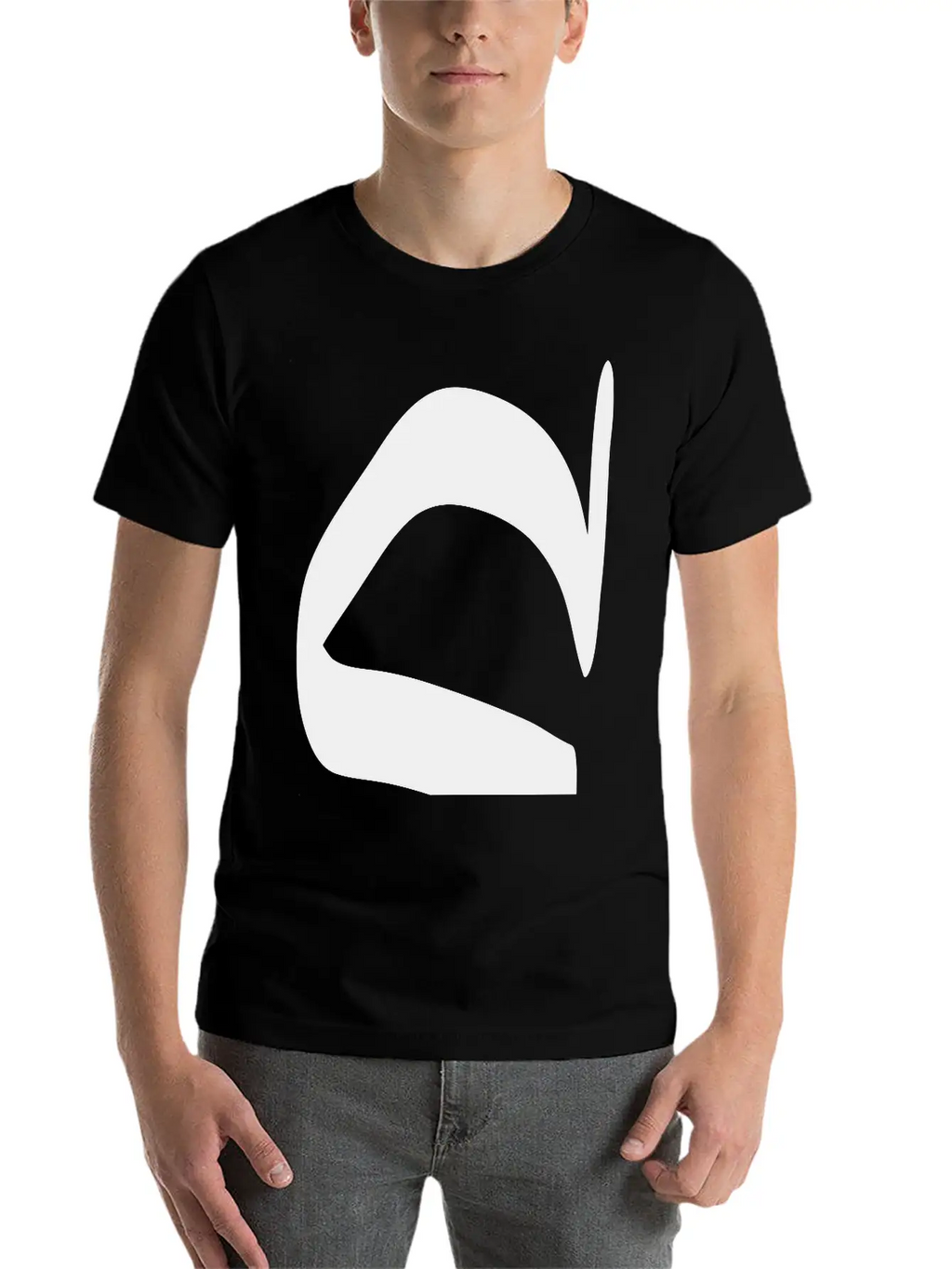 Letter C Unisex Casual T-Shirt – Clean Design For Daily Comfort