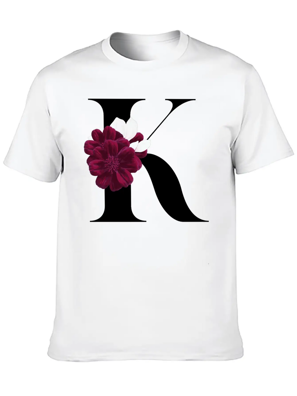 Letter K Flower Gift Idea Classic Cotton Tee – Unisex Comfort For Any Season