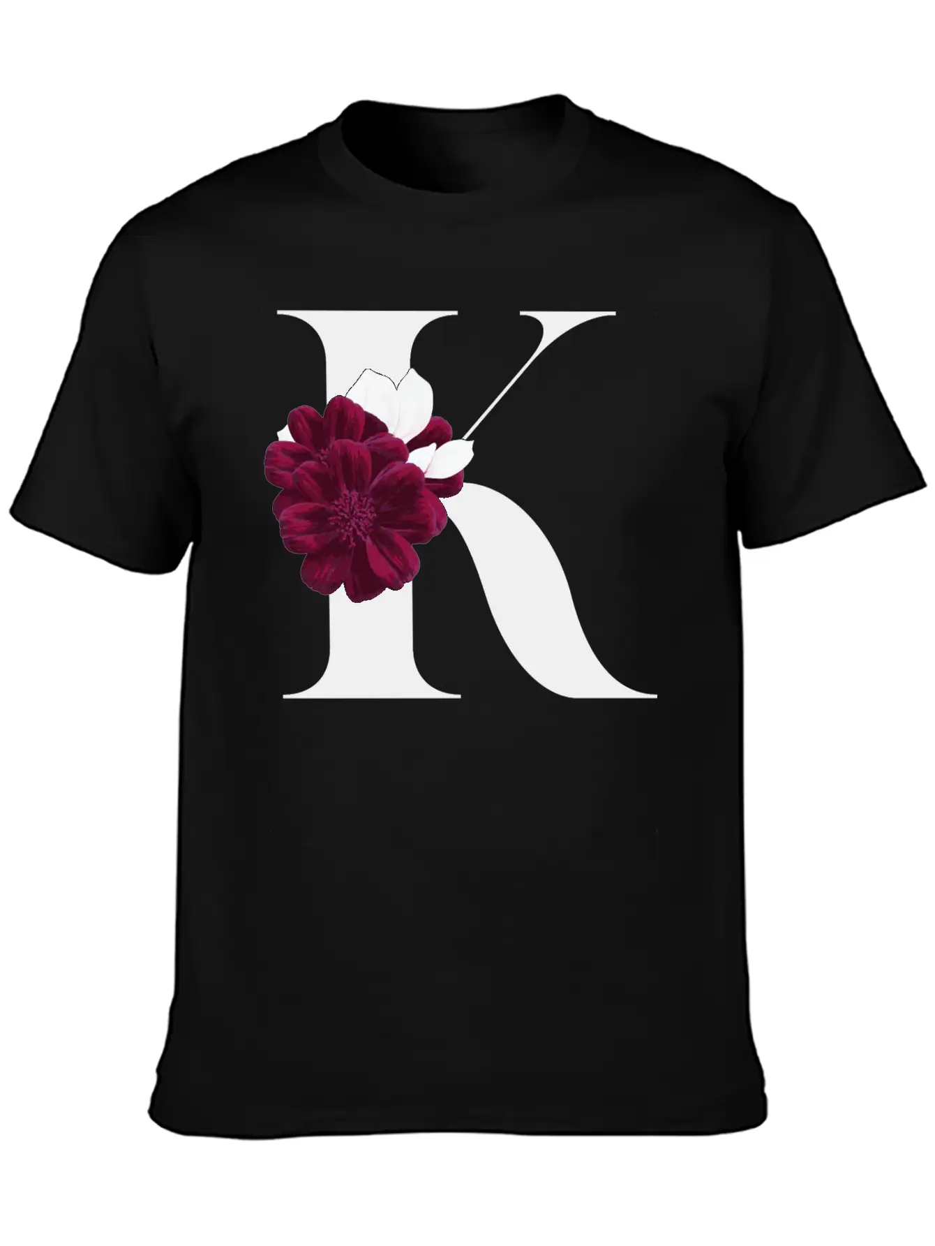 Letter K Flower Gift Idea Classic Cotton Tee – Unisex Comfort For Any Season