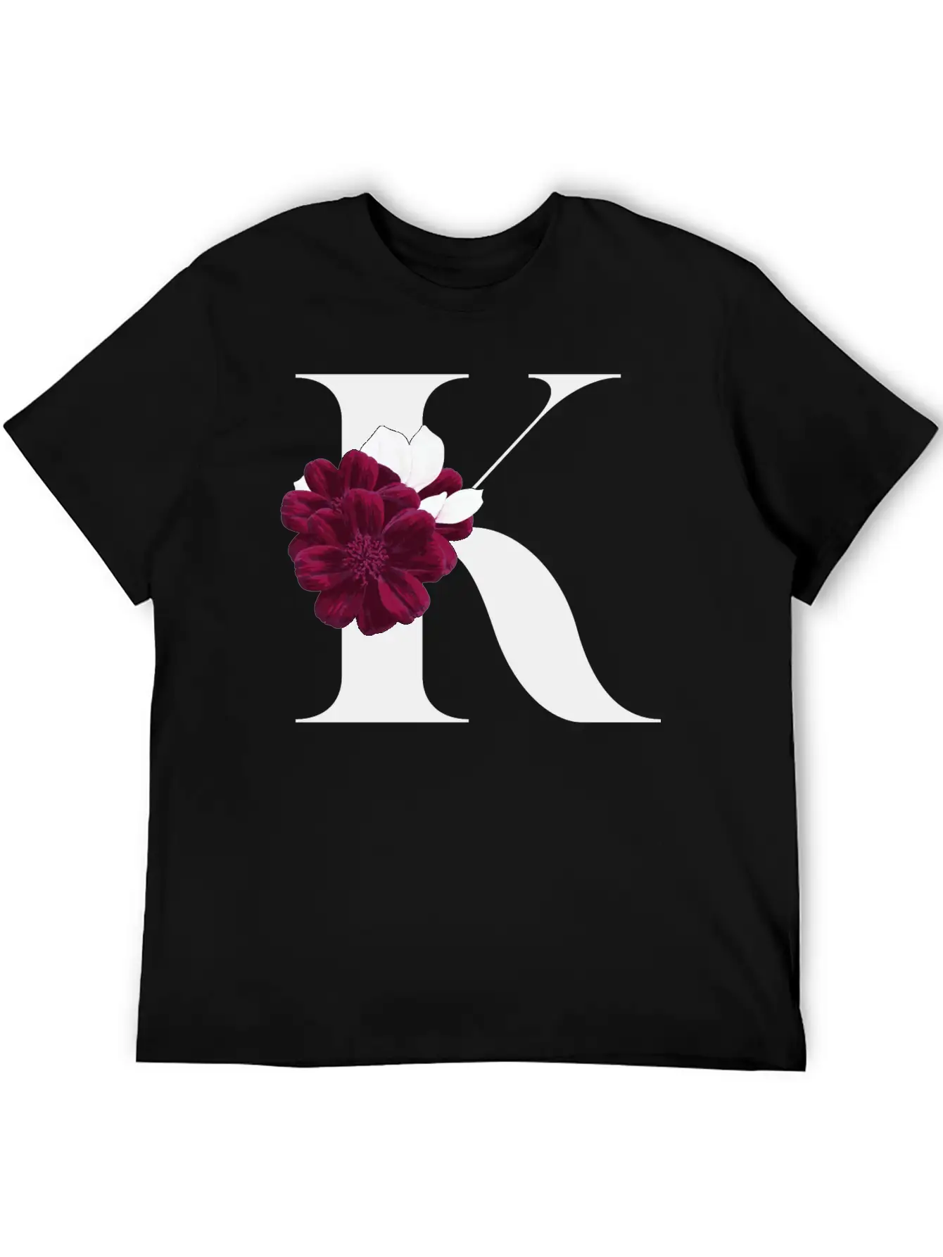 Letter K Flower Gift Idea Classic Cotton Tee – Unisex Comfort For Any Season