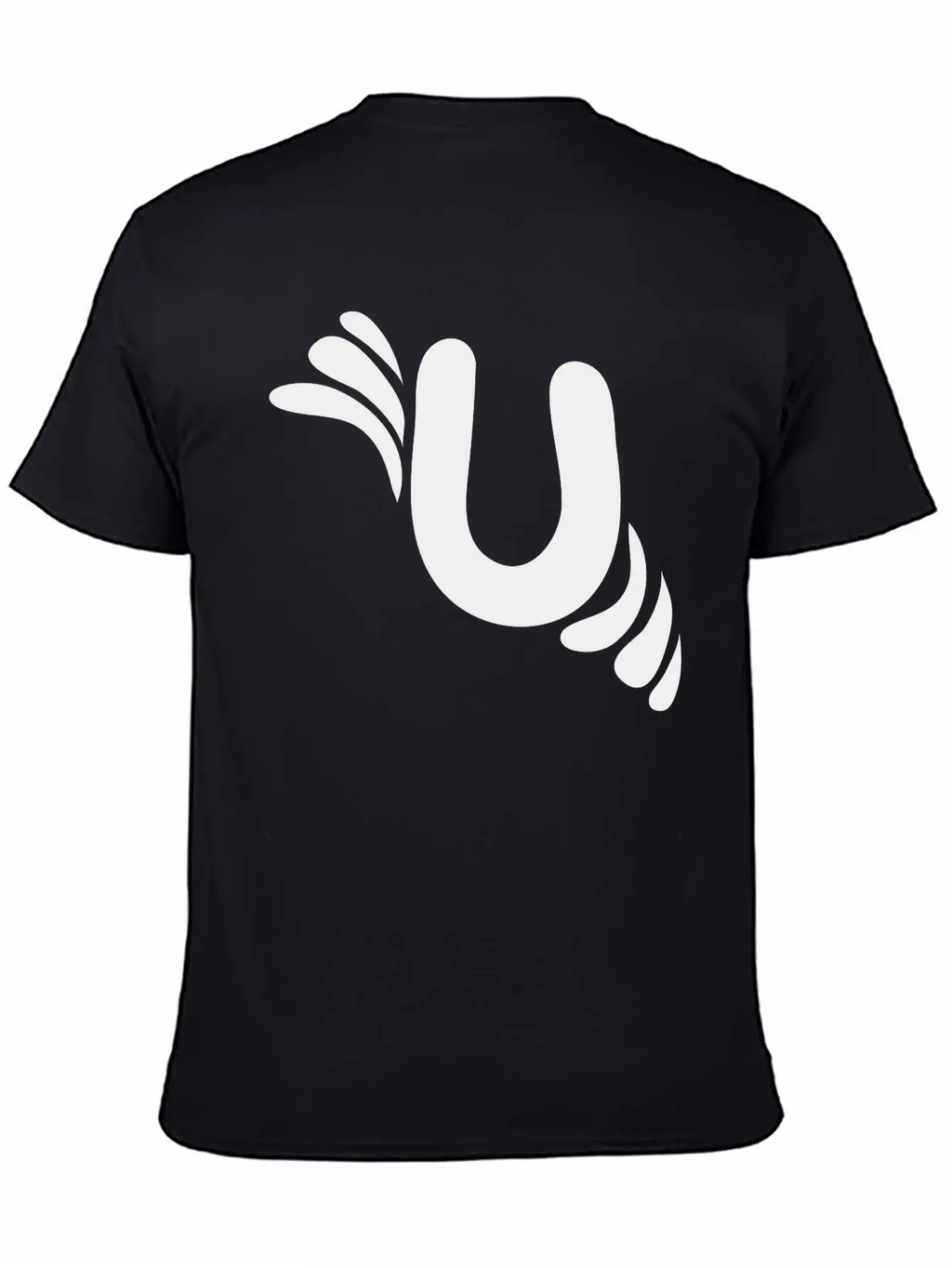 Letter U & Pattern Classic Cotton Tee – Unisex Comfort For Any Season